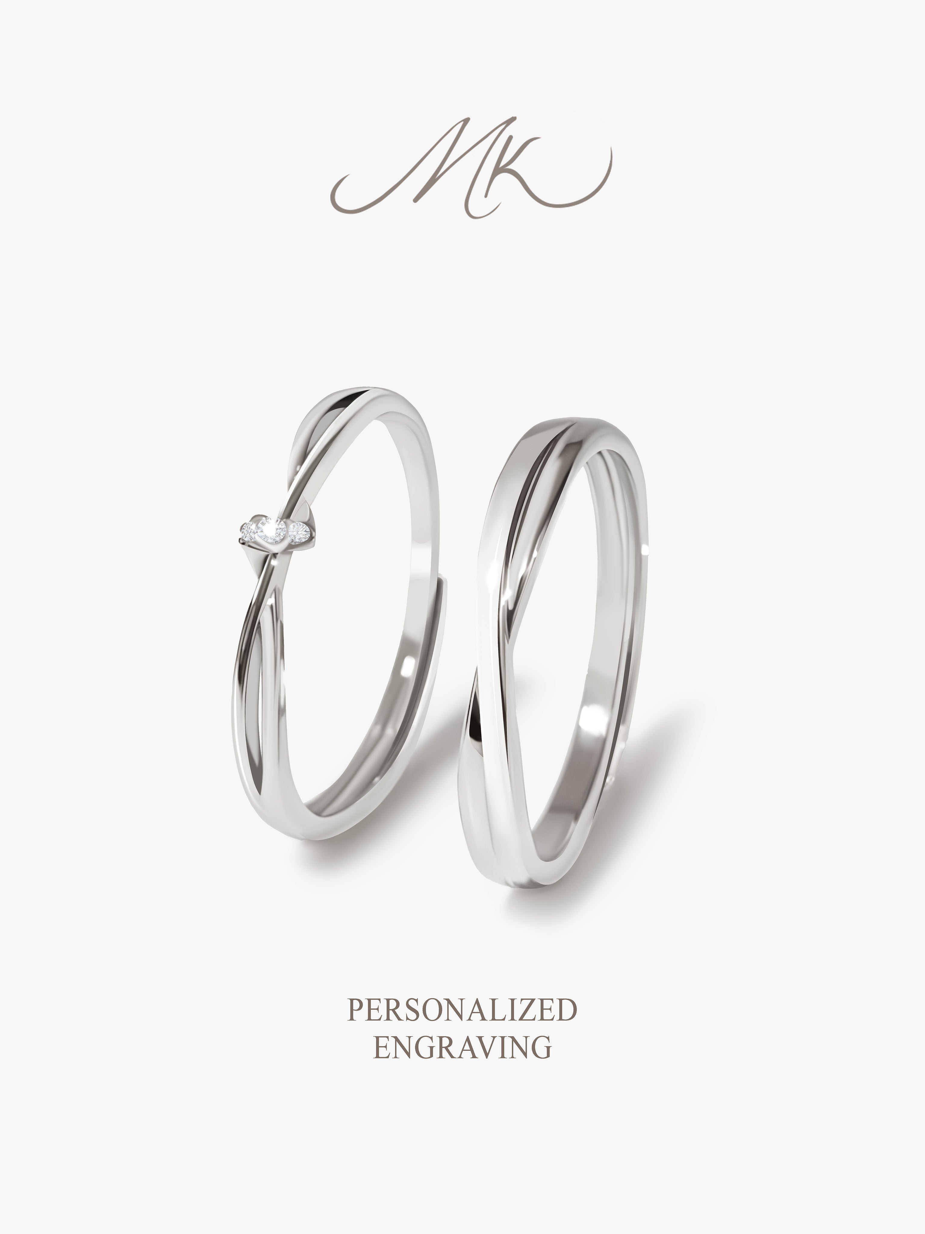 Weaving Knot Ring  [ENGRAVABLE]