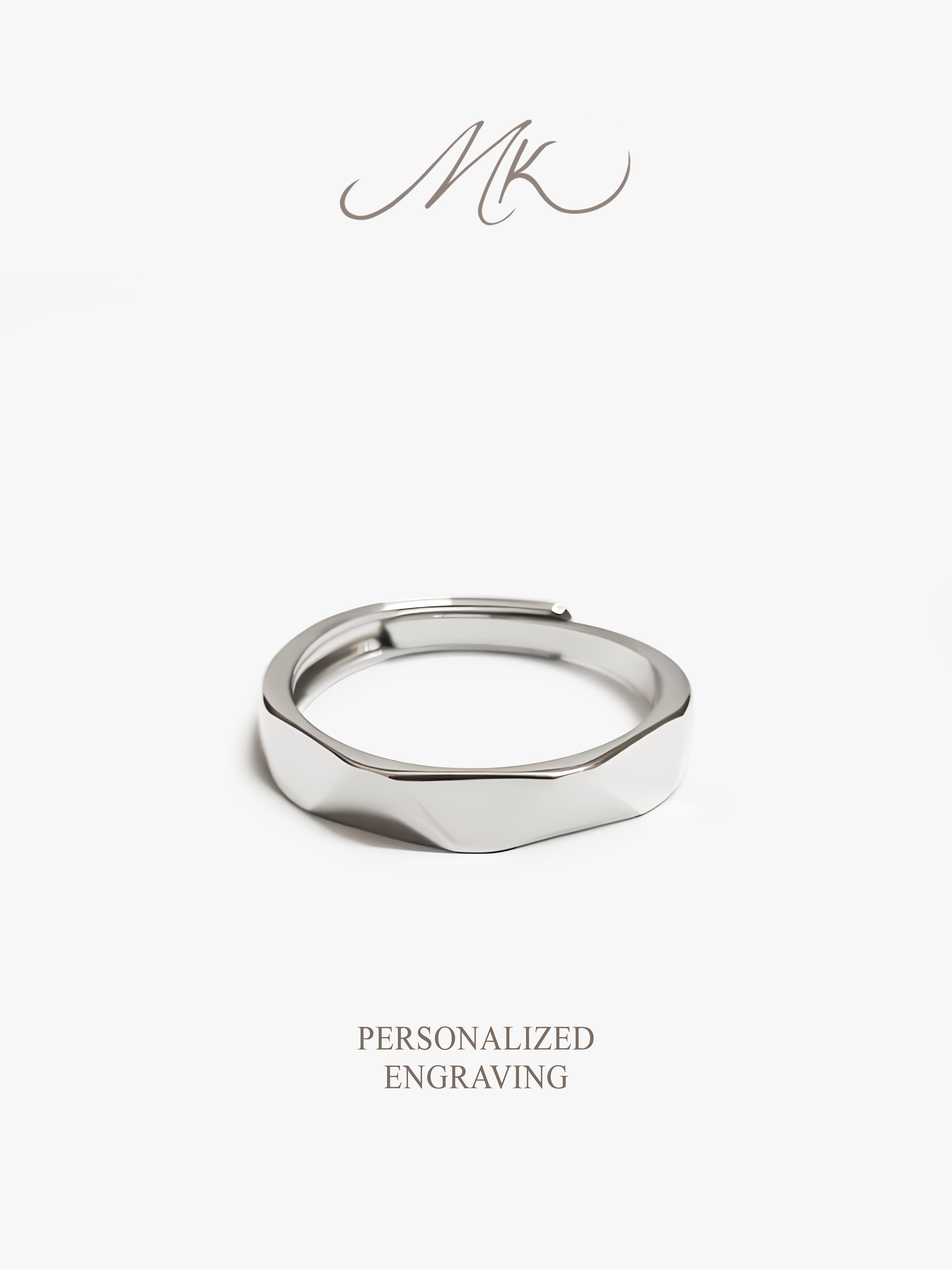 Neo Zayn Man Ring [ENGRAVABLE]