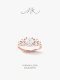Fleur Tiara Ring [ENGRAVABLE]