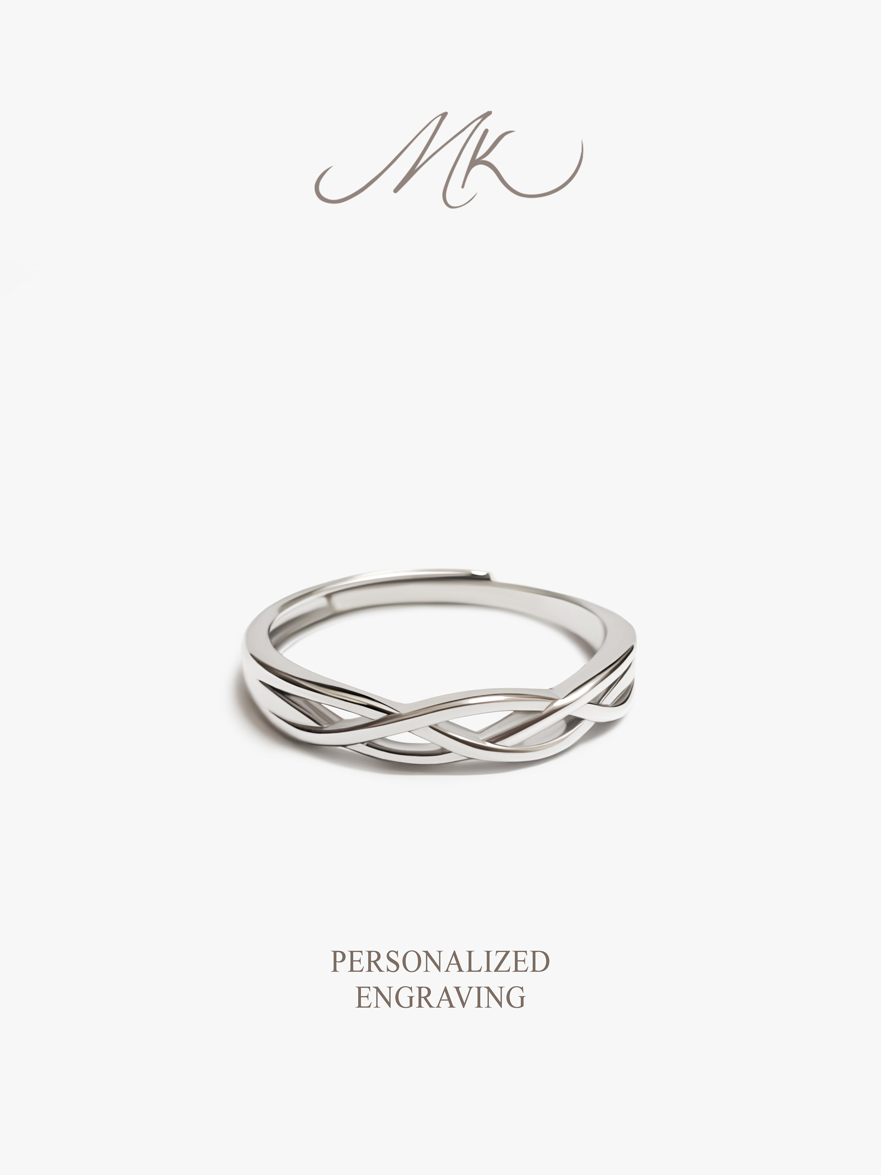 Briar Entwine Man Ring [ENGRAVABLE]