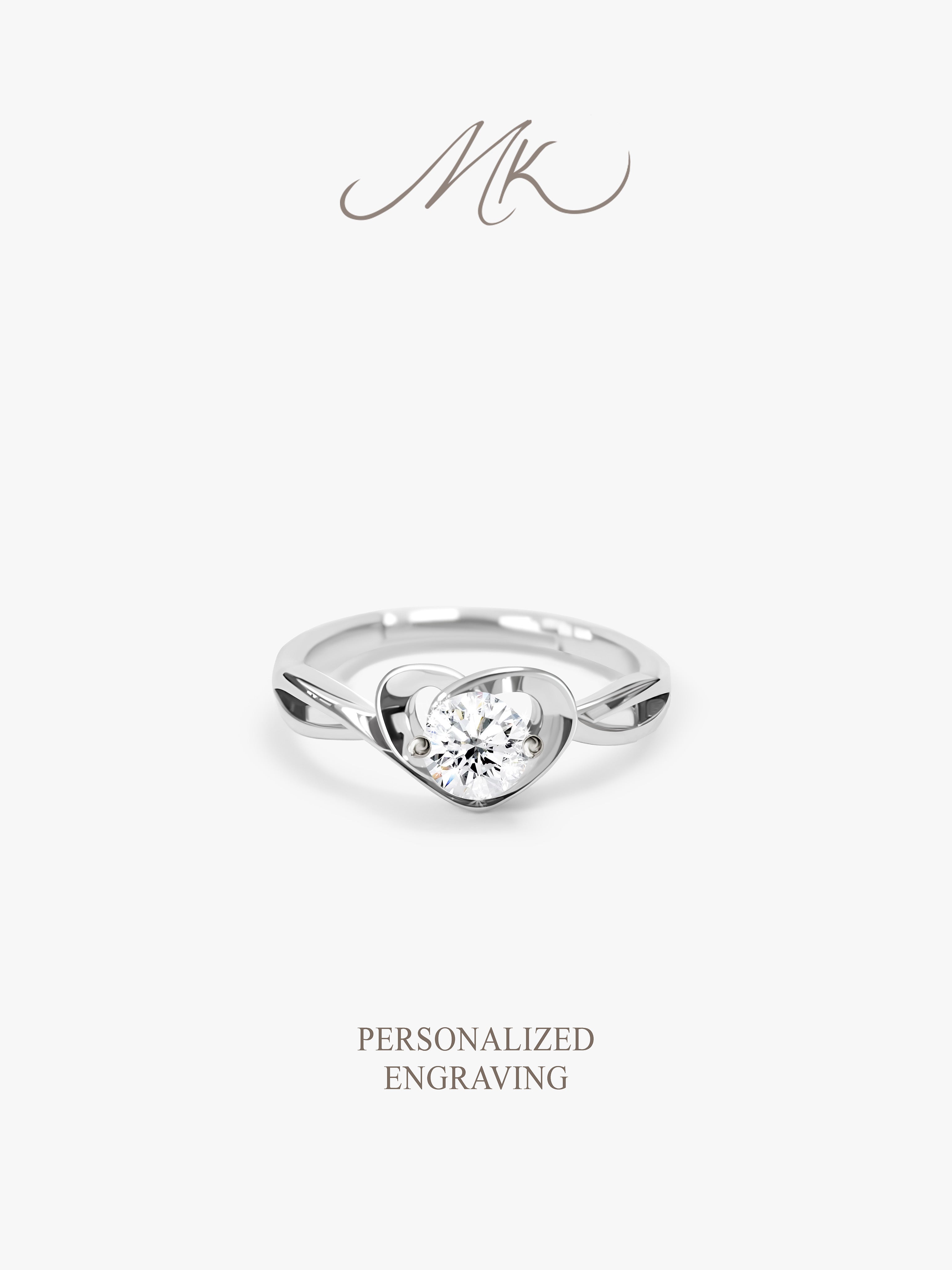 Everbound Heart Ring [ENGRAVABLE]