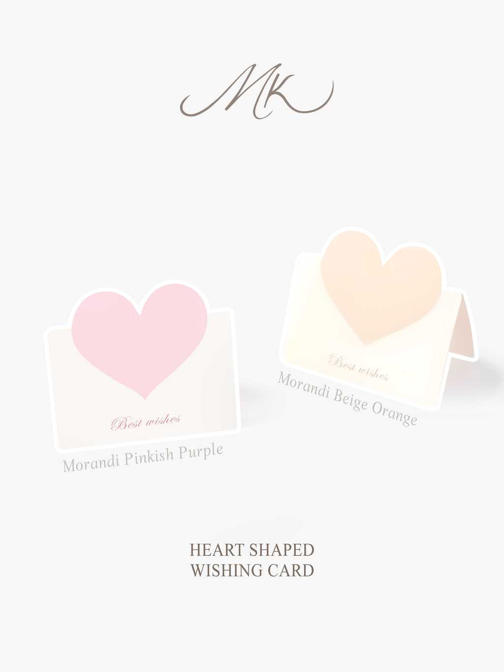 Heart Shaped Wishing Card