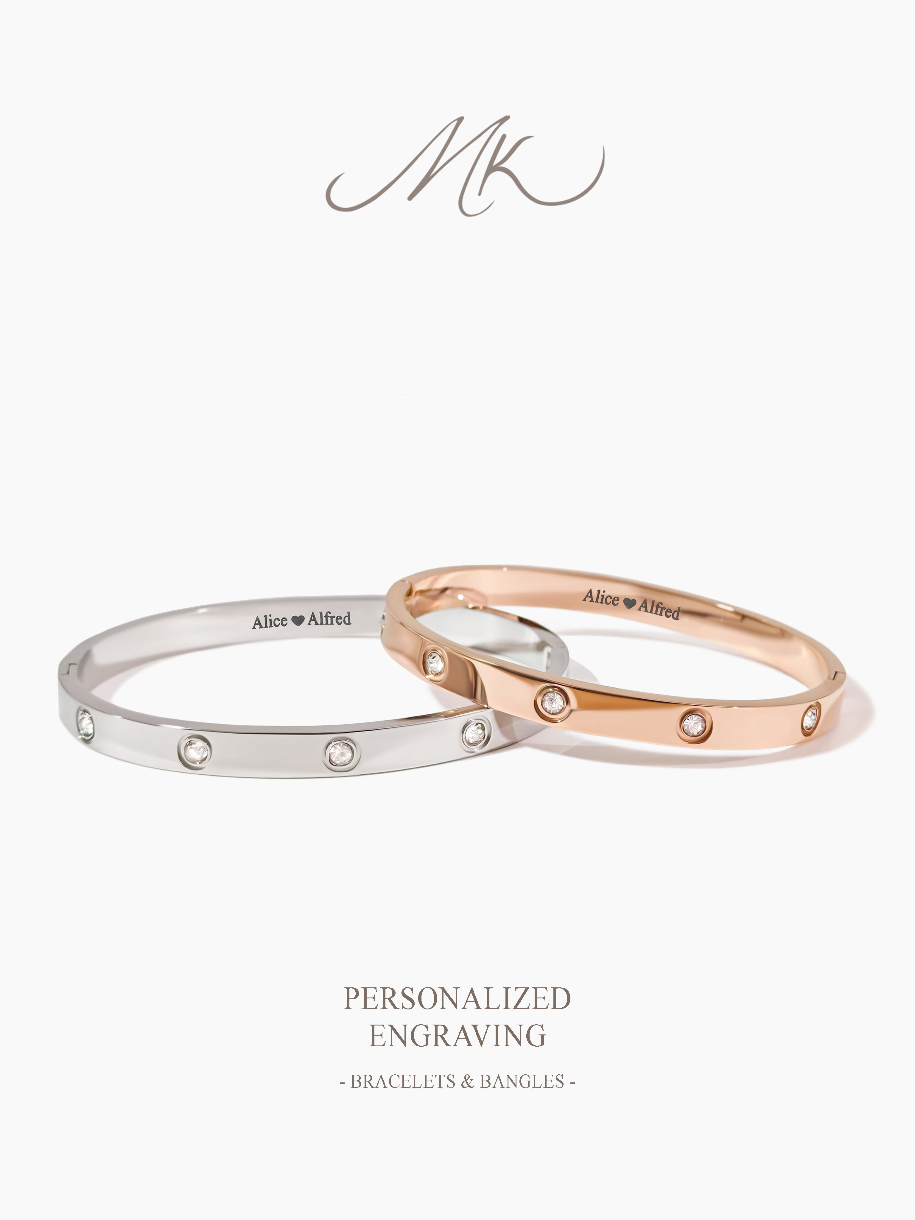 Cartiera Bangle [ENGRAVABLE]