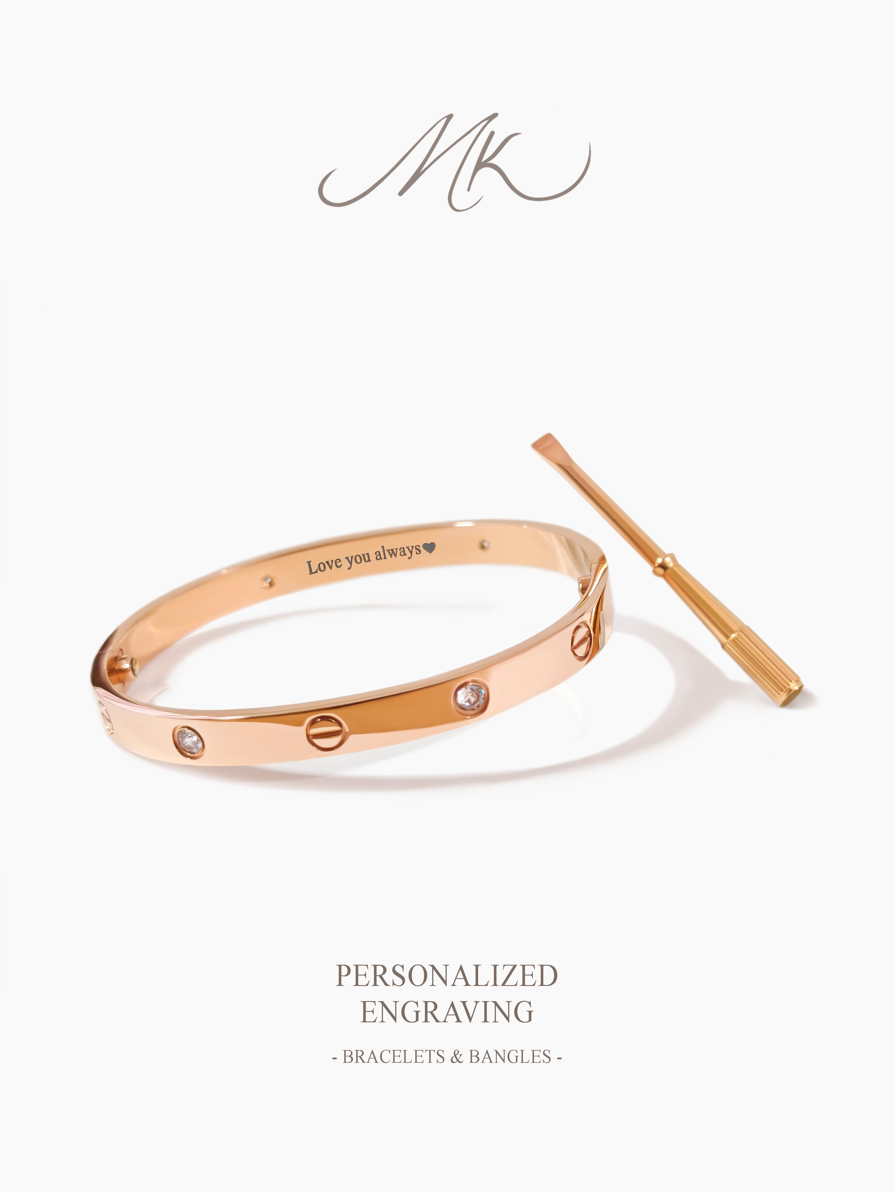 Cartiera Bangle - Size XL [ENGRAVABLE]
