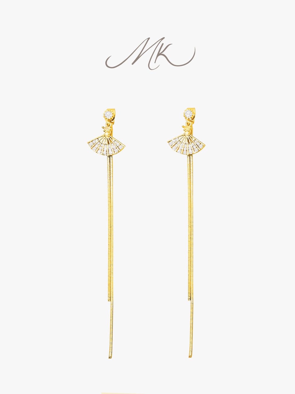 Korean Style Fan Earring