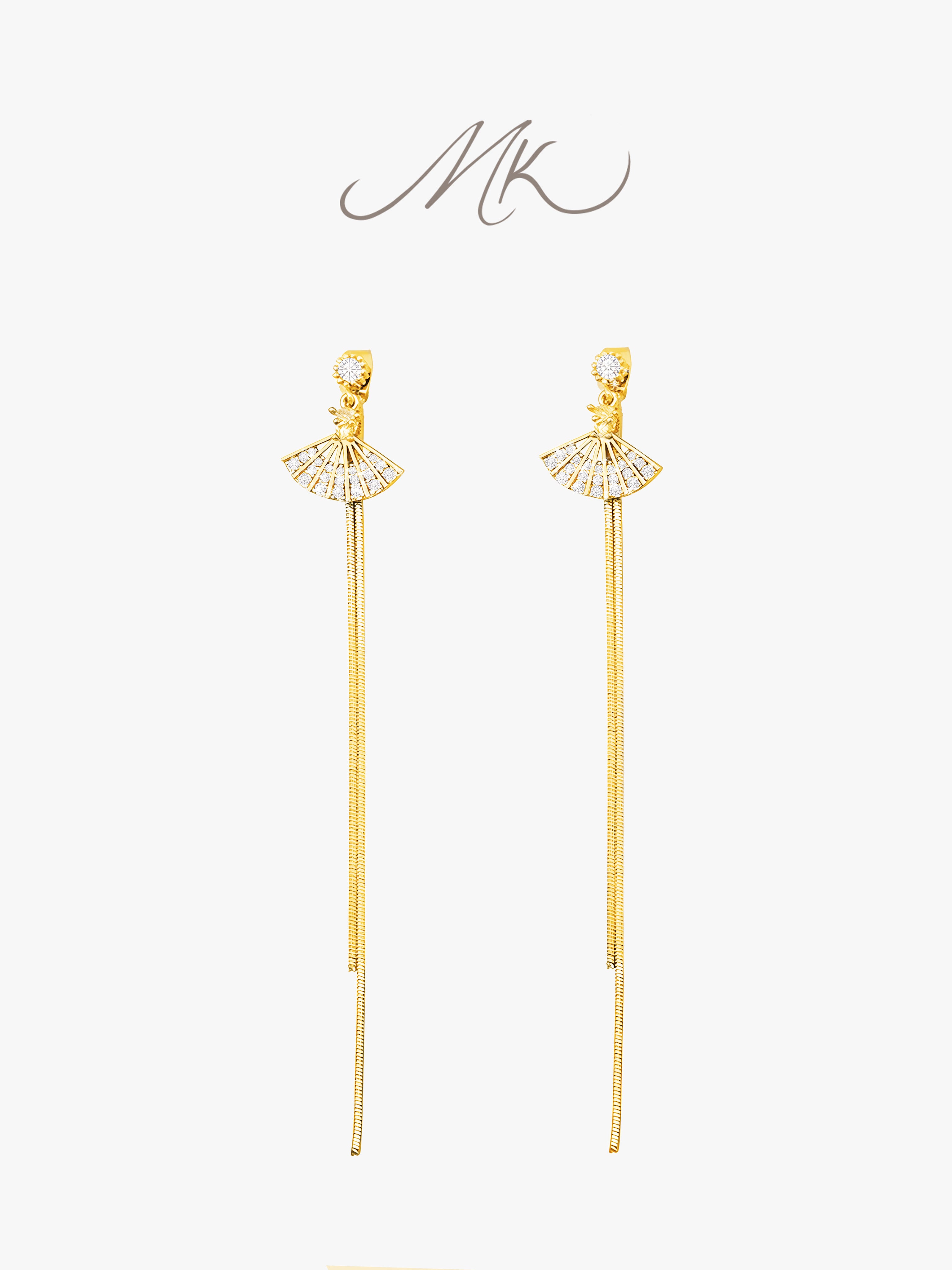 Korean Style Fan Earring