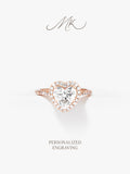 Anneliese Heart Ring [ENGRAVABLE]