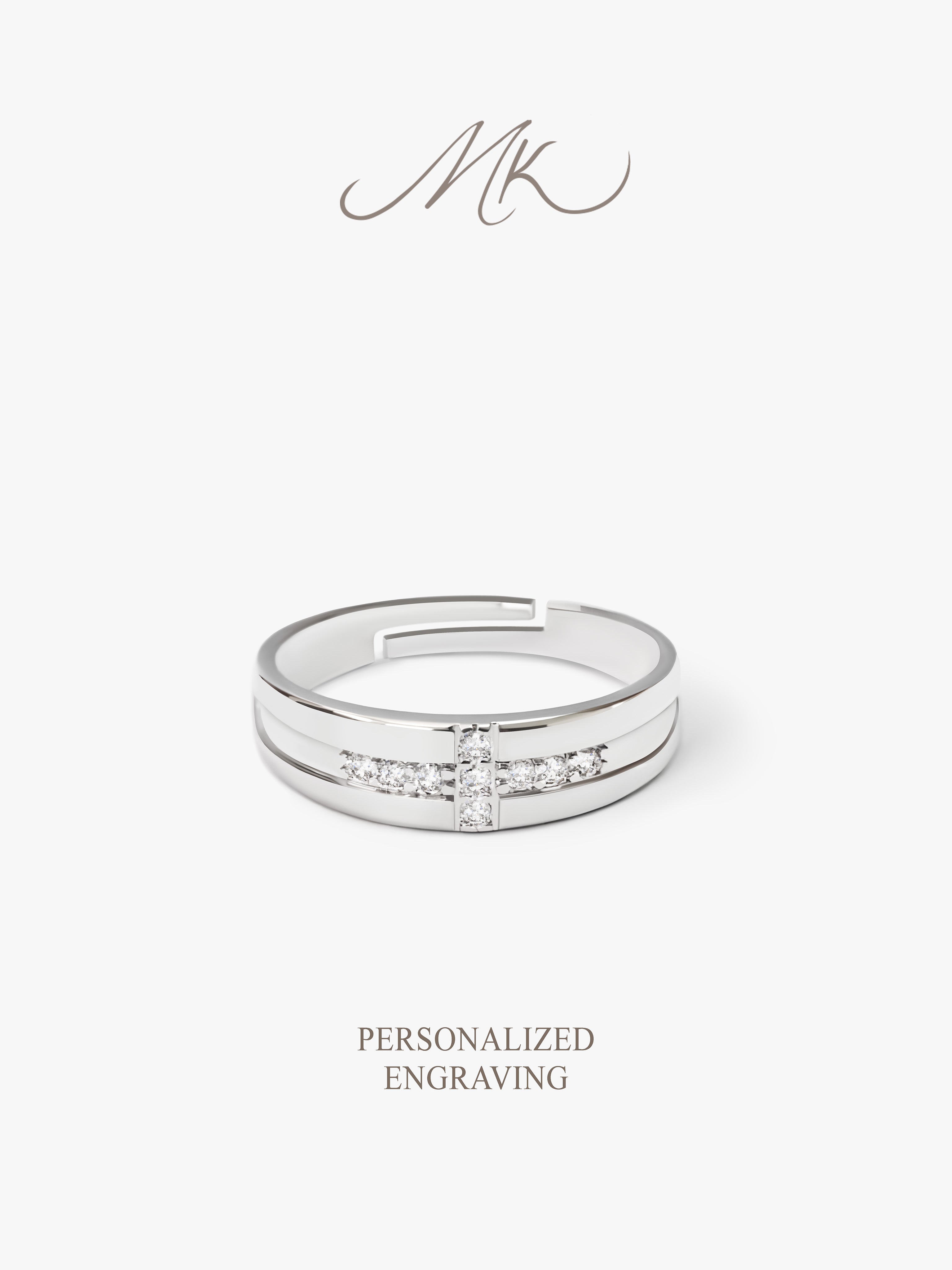 Maurice Cross Man Ring [ENGRAVABLE]