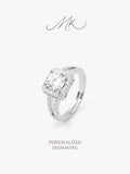 Meghan Meander Pavé Ring [ENGRAVABLE]