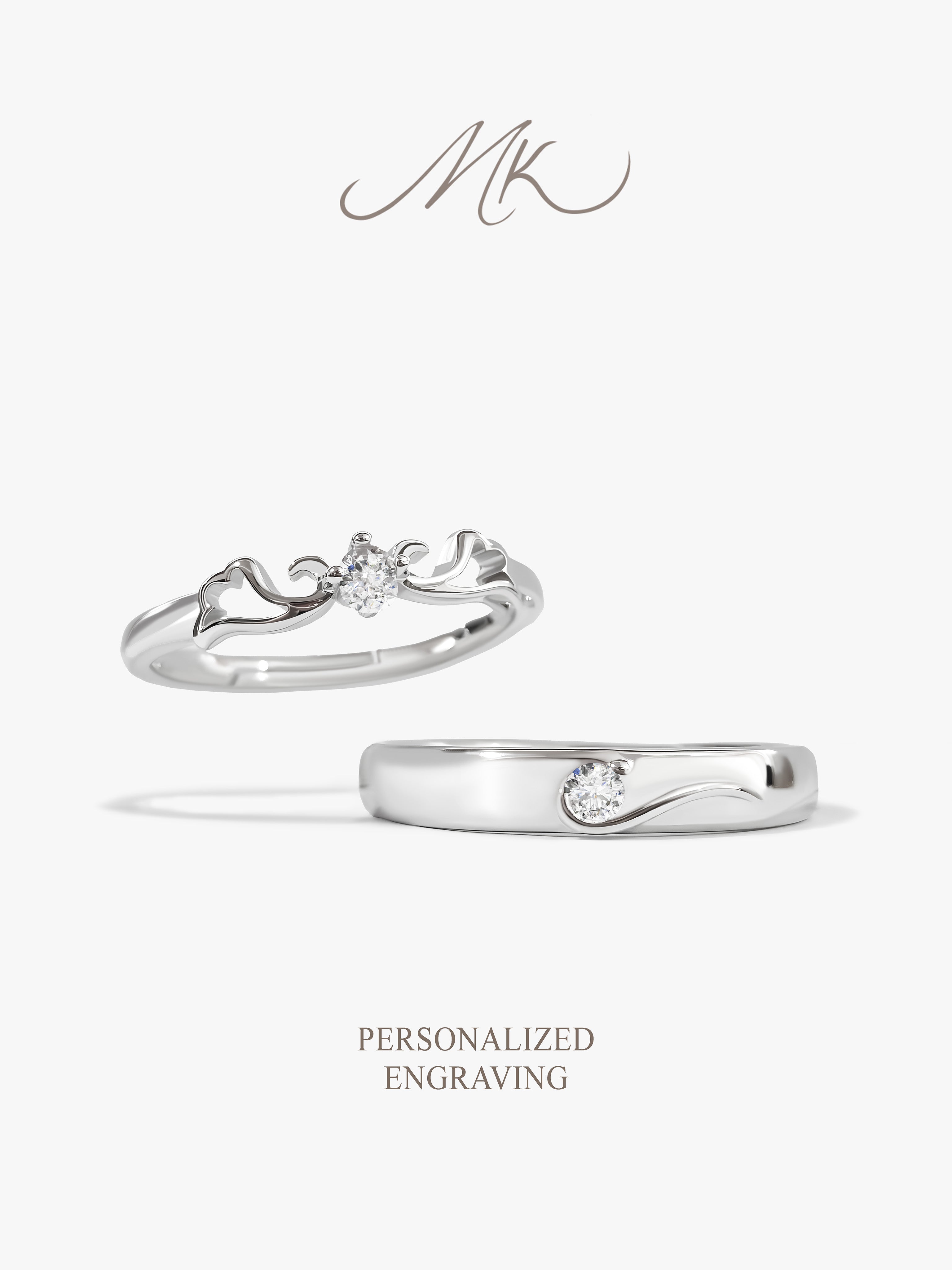 Feyra's Feather Ring  [ENGRAVABLE]