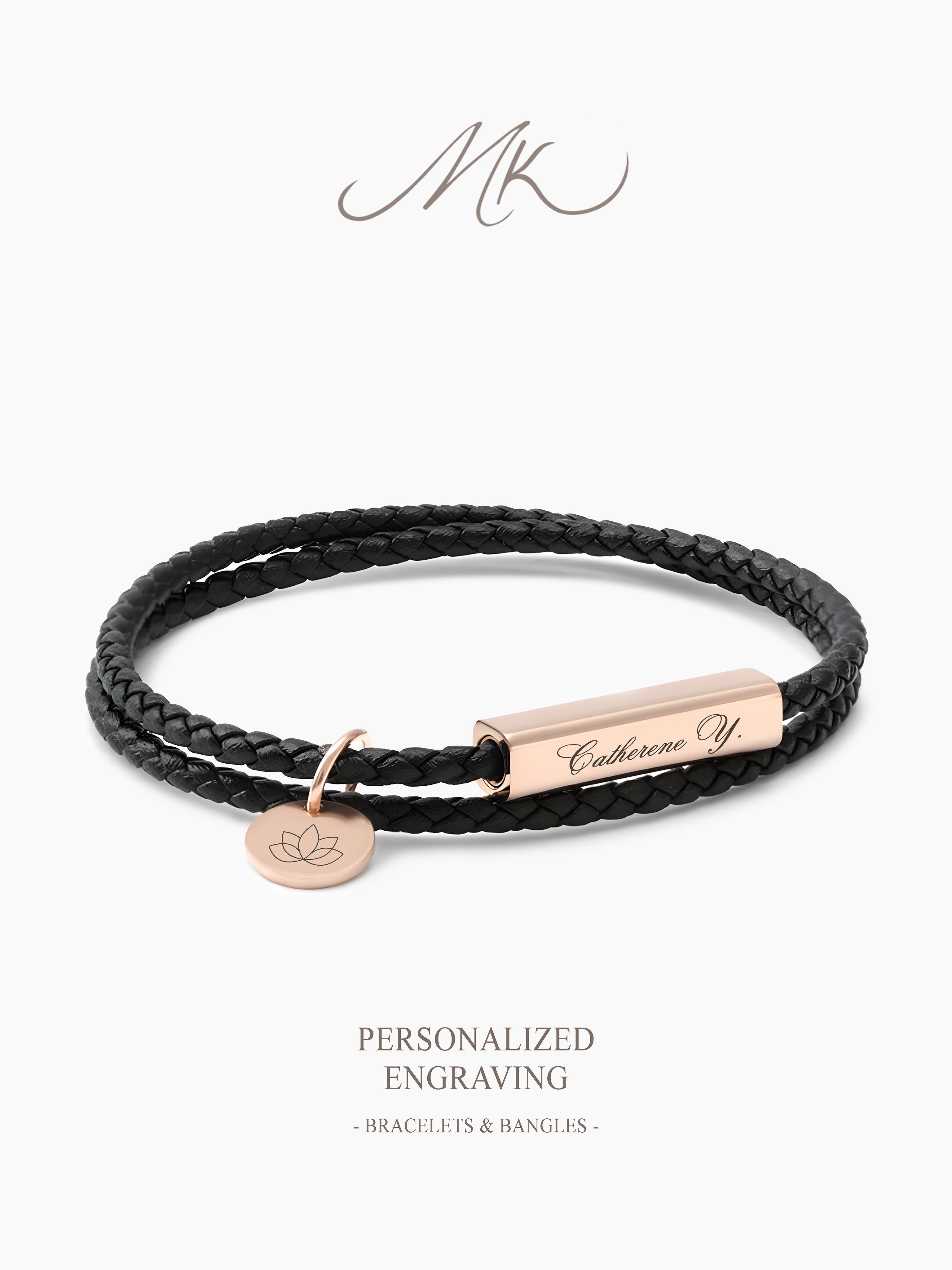 Magnet Duo-Loop Bracelet [ENGRAVABLE]