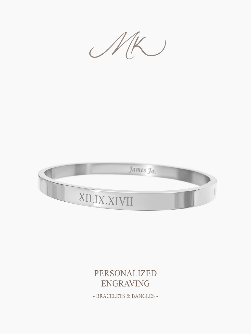 Eden Meridian Bangle [ENGRAVABLE]