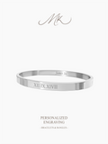 Eden Meridian Bangle [ENGRAVABLE]