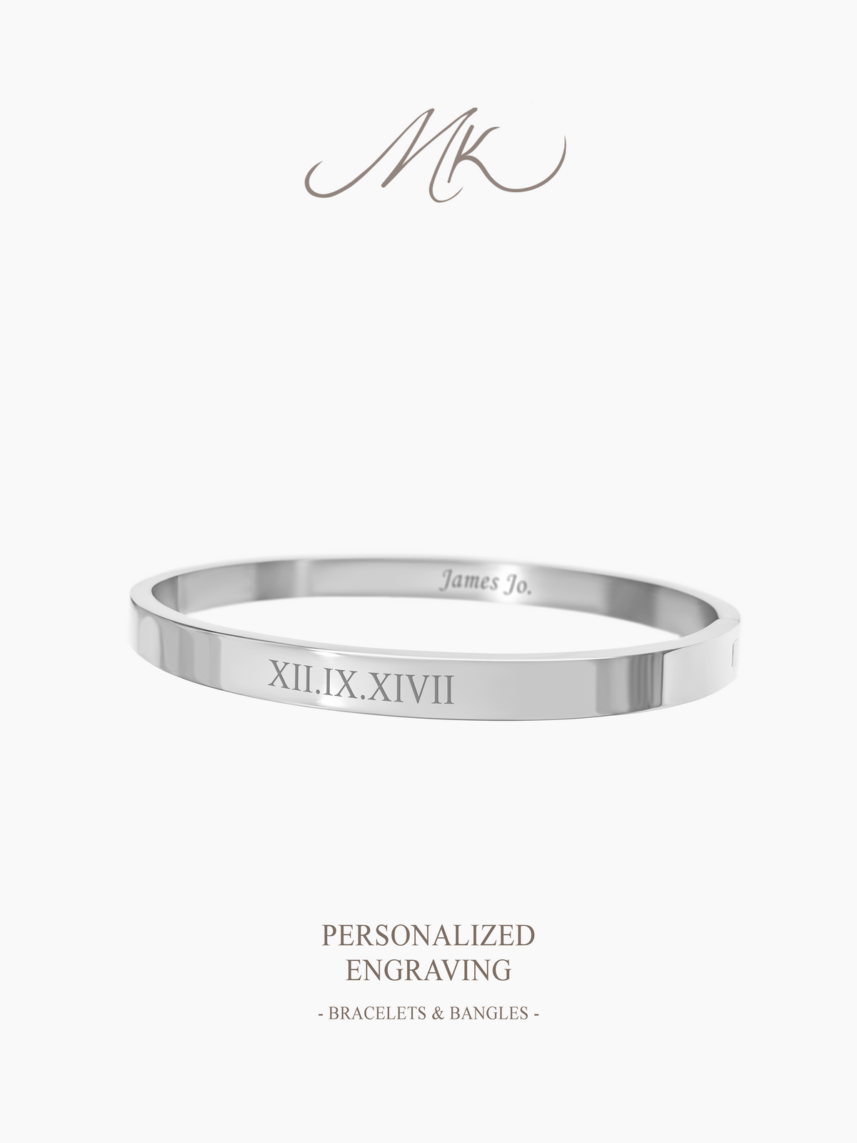 Eden Meridian Bangle [ENGRAVABLE]