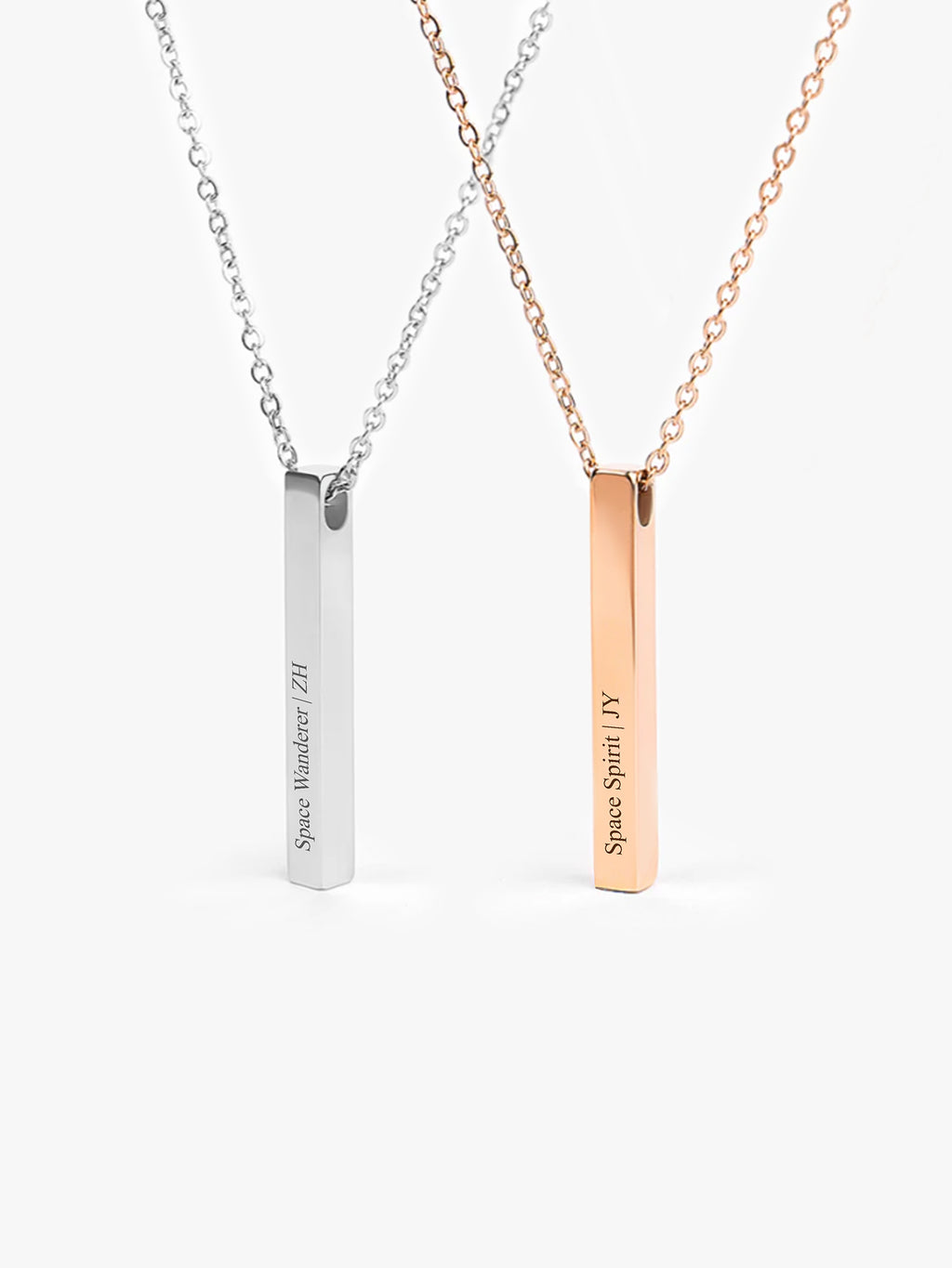 Modern Bar I Necklace [ENGRAVABLE]