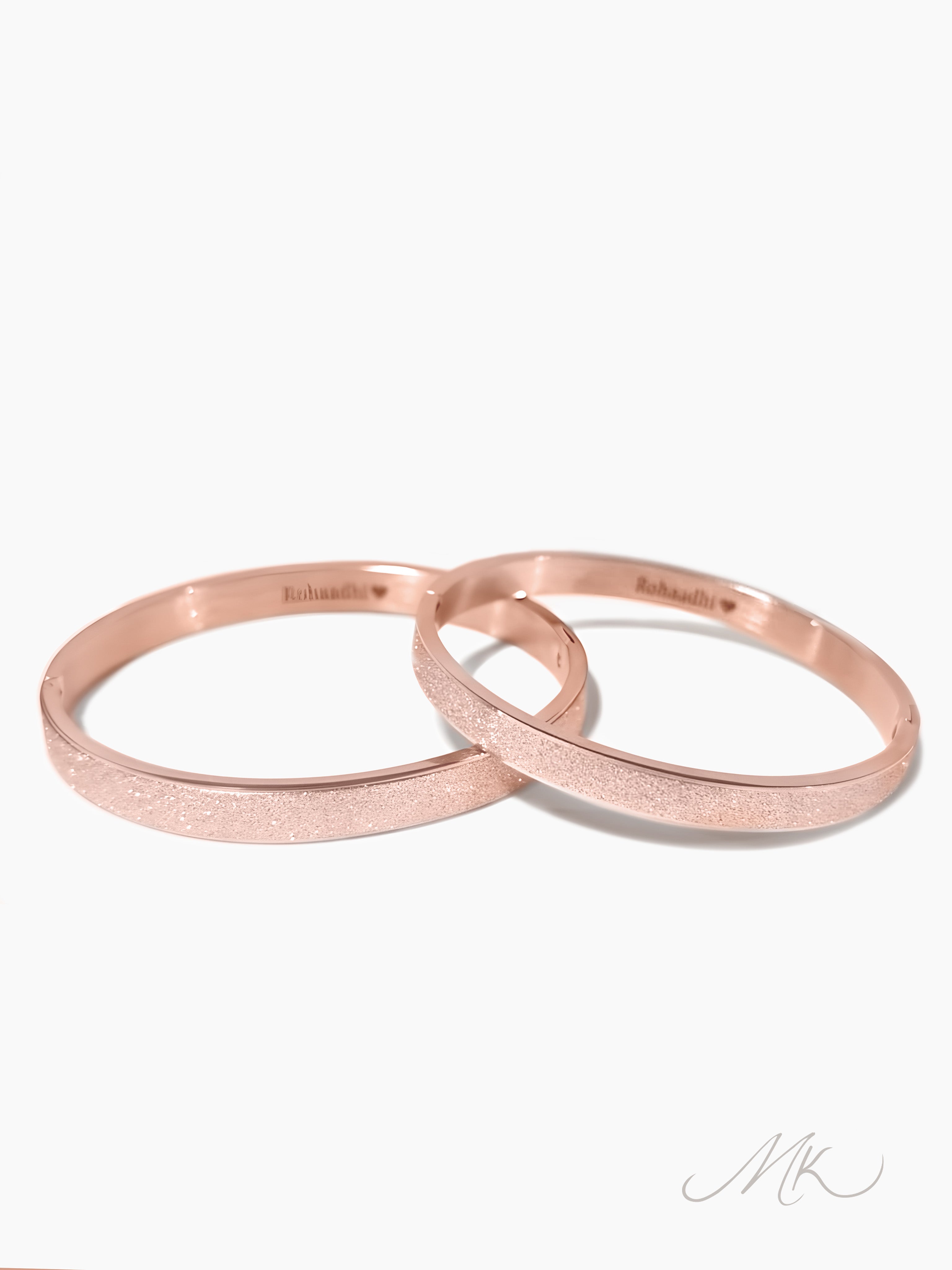 Frosted Bangle [ENGRAVABLE]