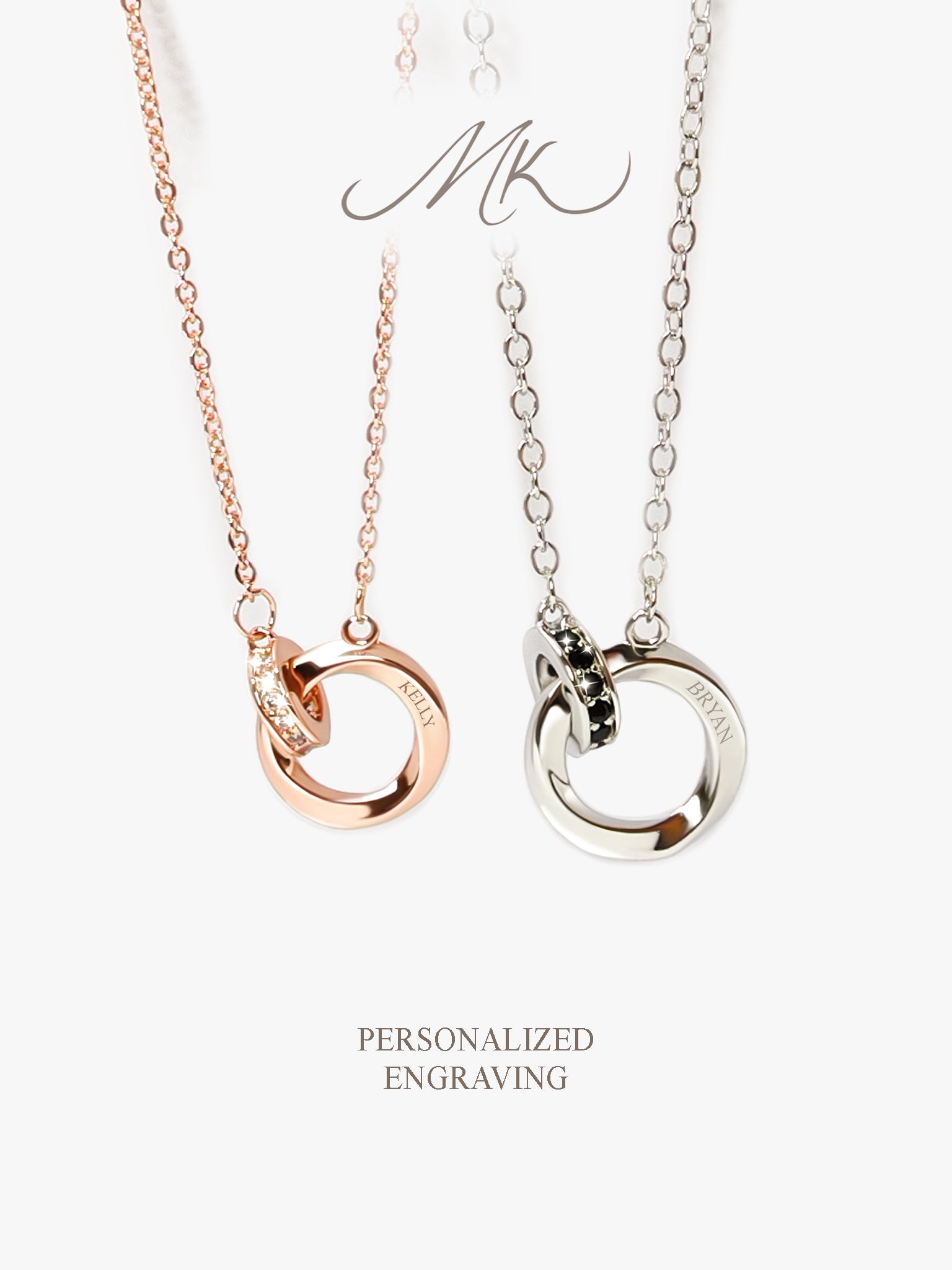 Eternal Loop Necklace [ENGRAVABLE]