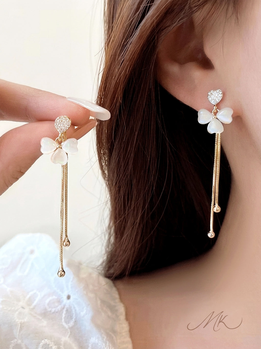 Four Leaf Clover Earring
