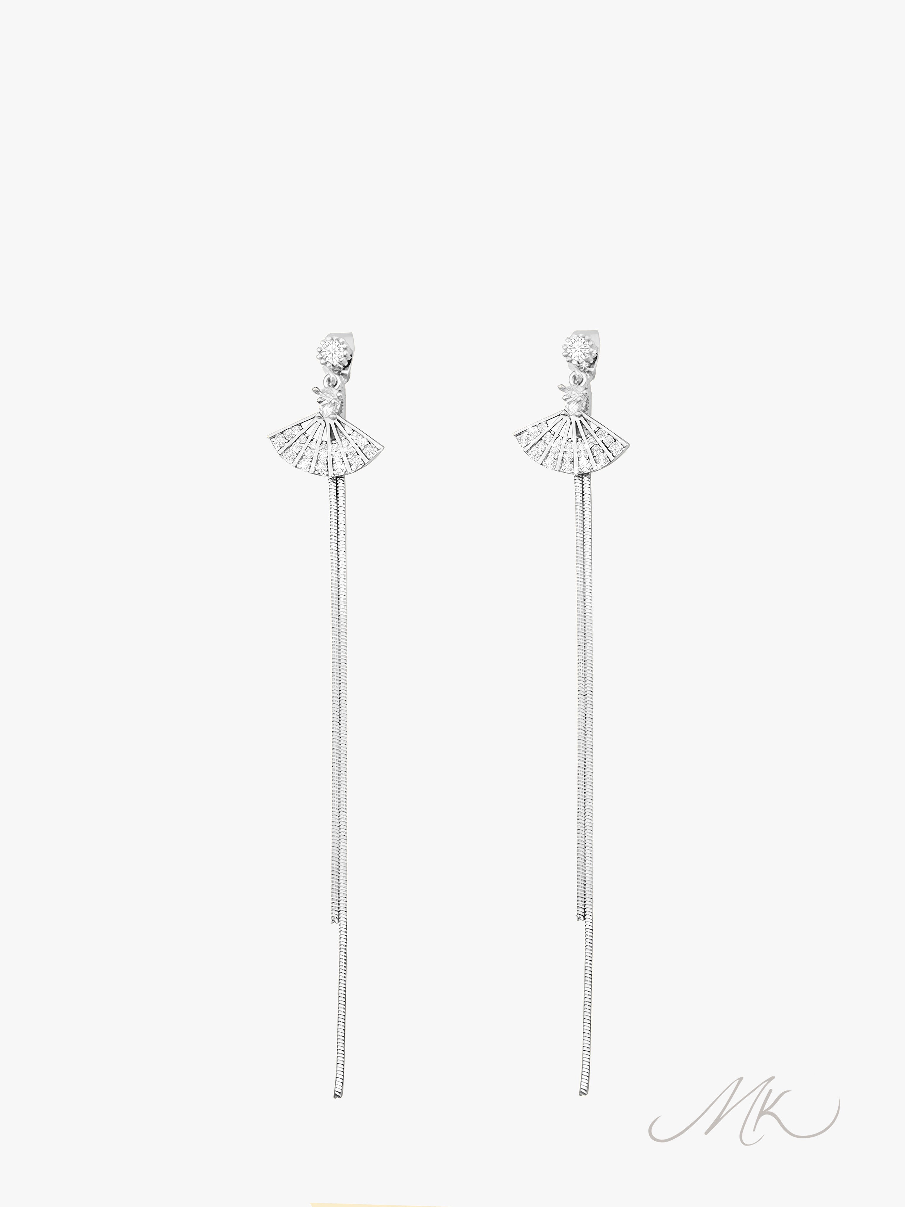 Korean Style Fan Earring