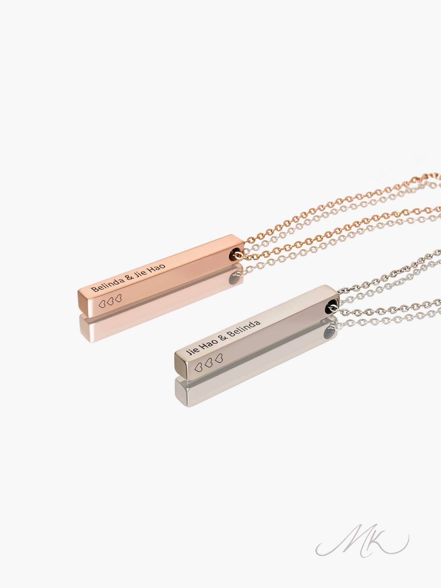 Modern Bar I Necklace [ENGRAVABLE]