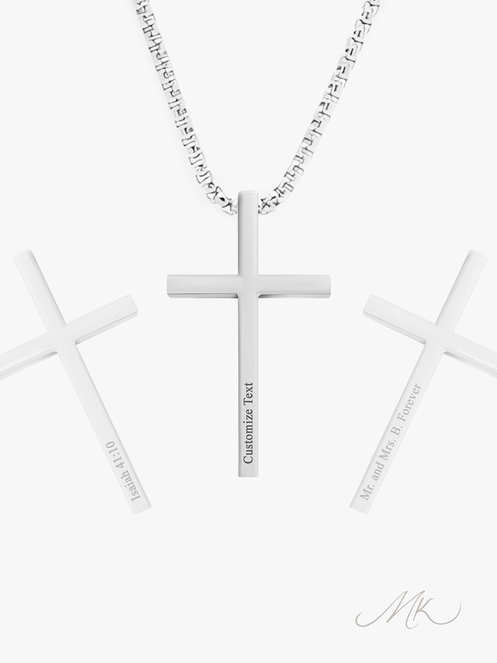The Cross Necklace [ENGRAVABLE]