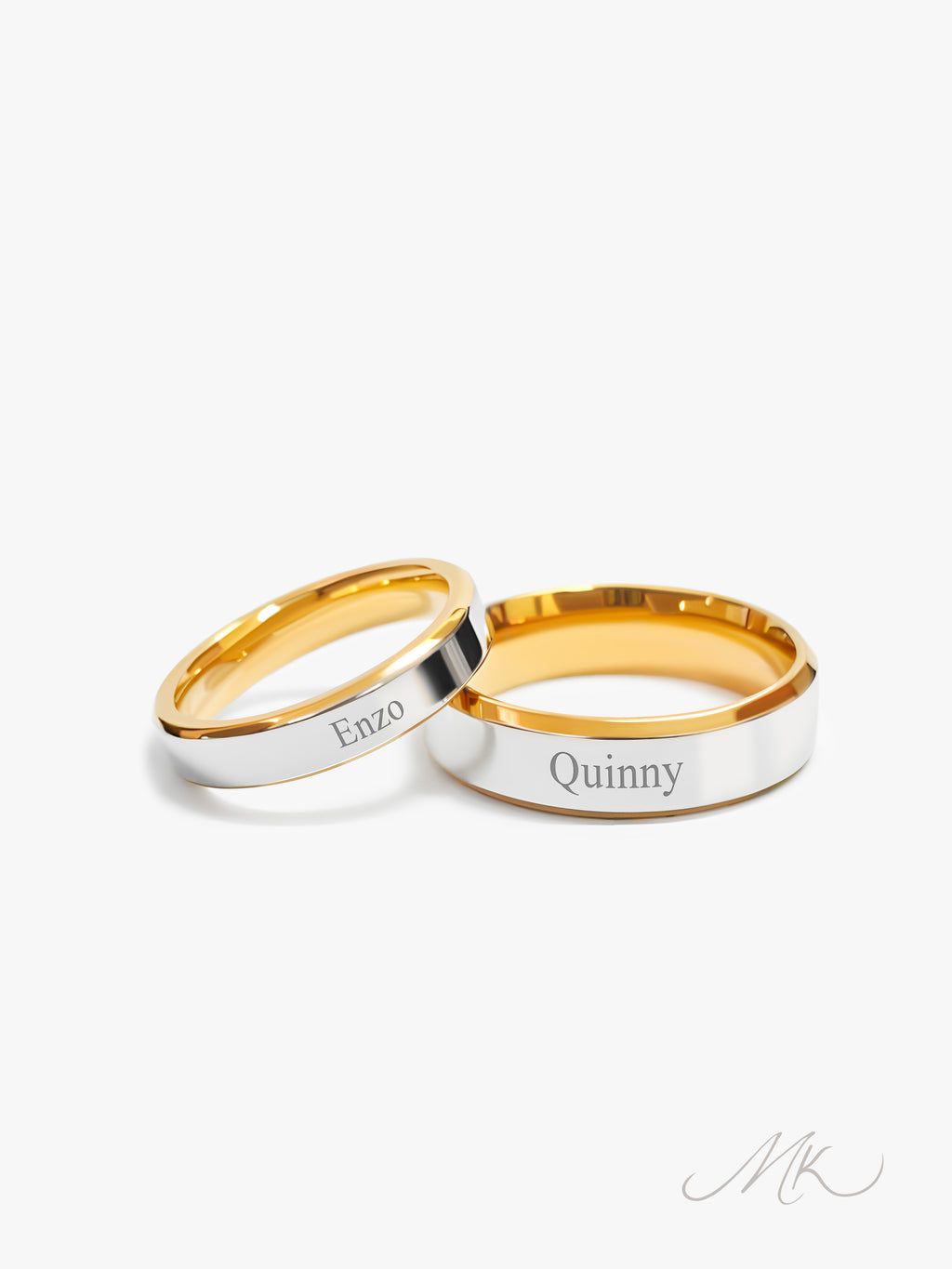 Madacus Gold Lining Ring [ENGRAVABLE]