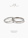 Simple Astral Couple Ring [ENGRAVABLE]