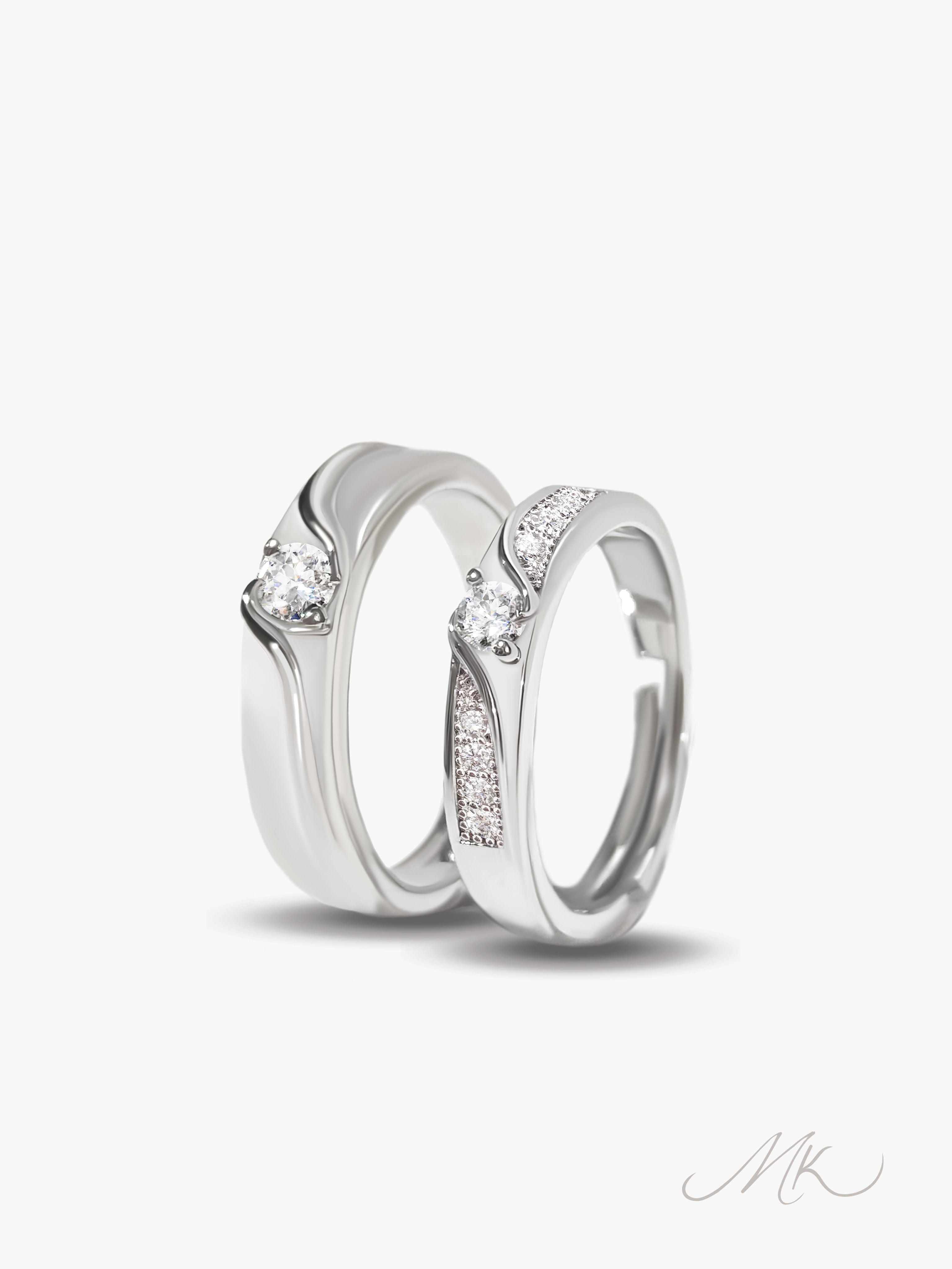 Lora Veil Ring [ENGRAVABLE]