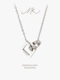 Charmed Angles Necklace [ENGRAVABLE]