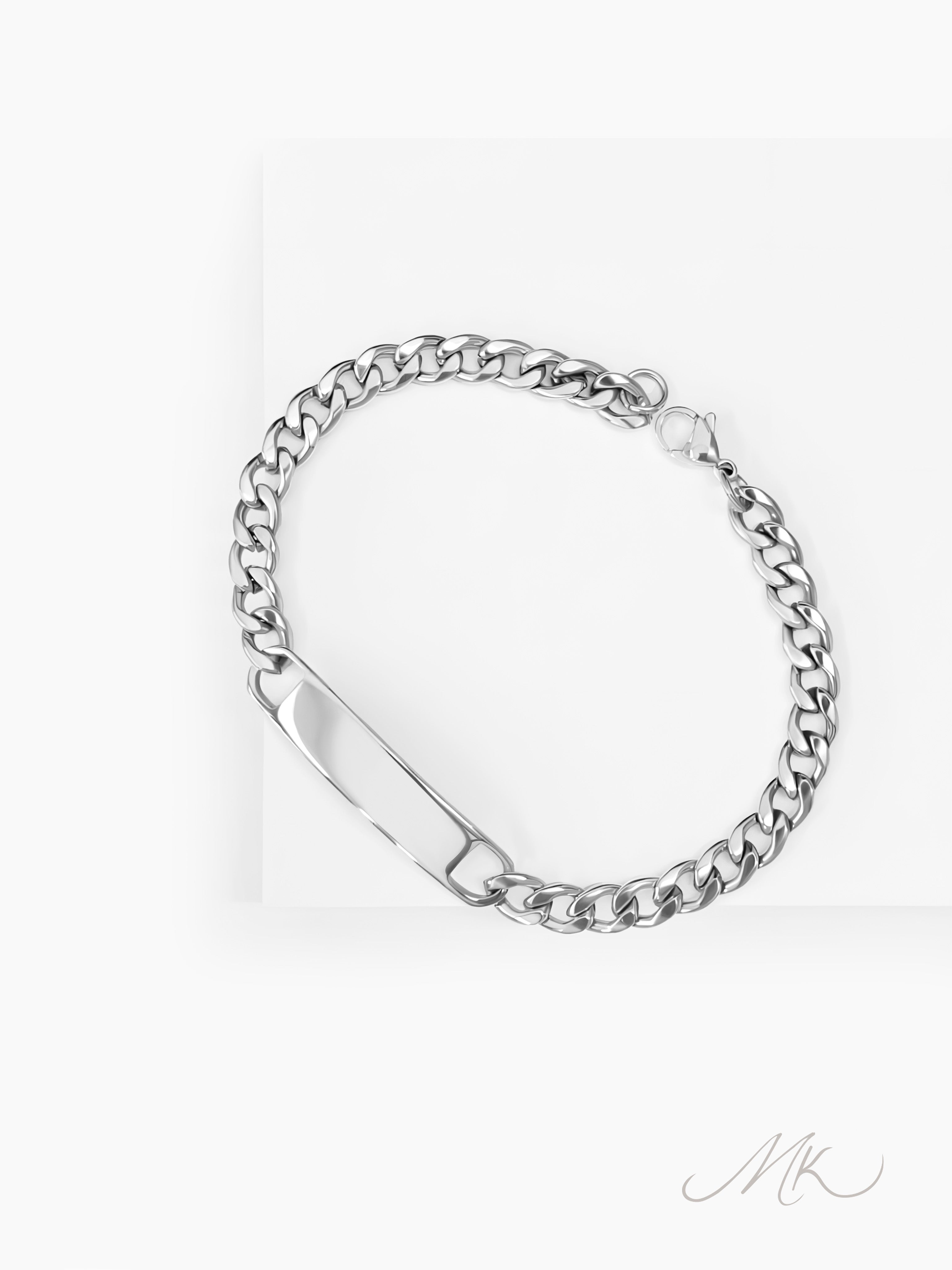 Nolan Curb Chain Bracelet [ENGRAVABLE]