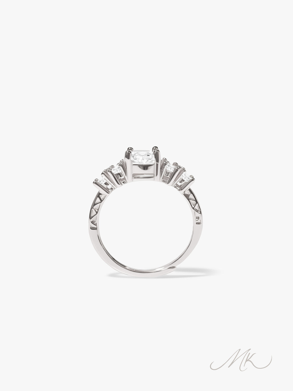 Fleur Tiara Ring [ENGRAVABLE]