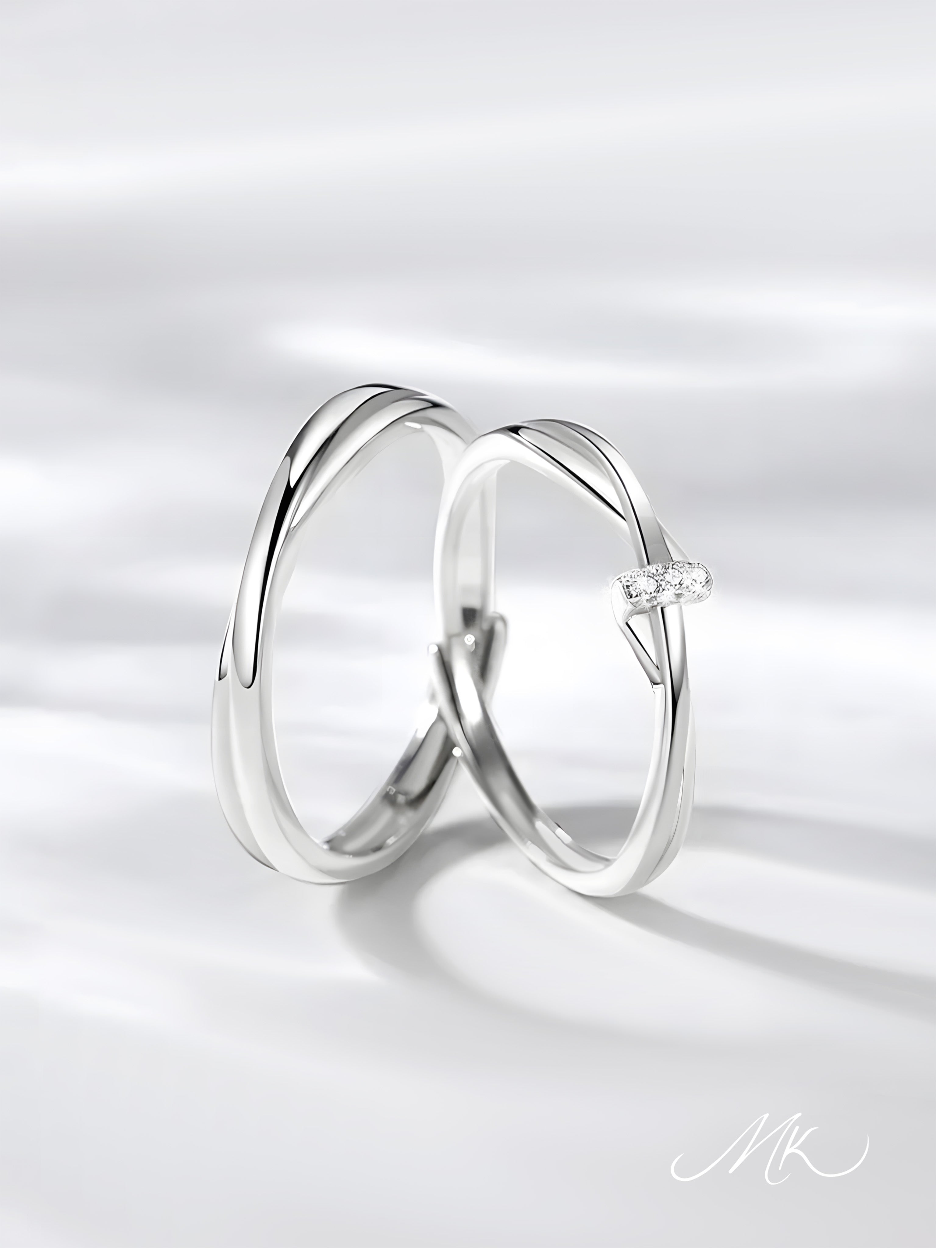 Weaving Knot Ring  [ENGRAVABLE]