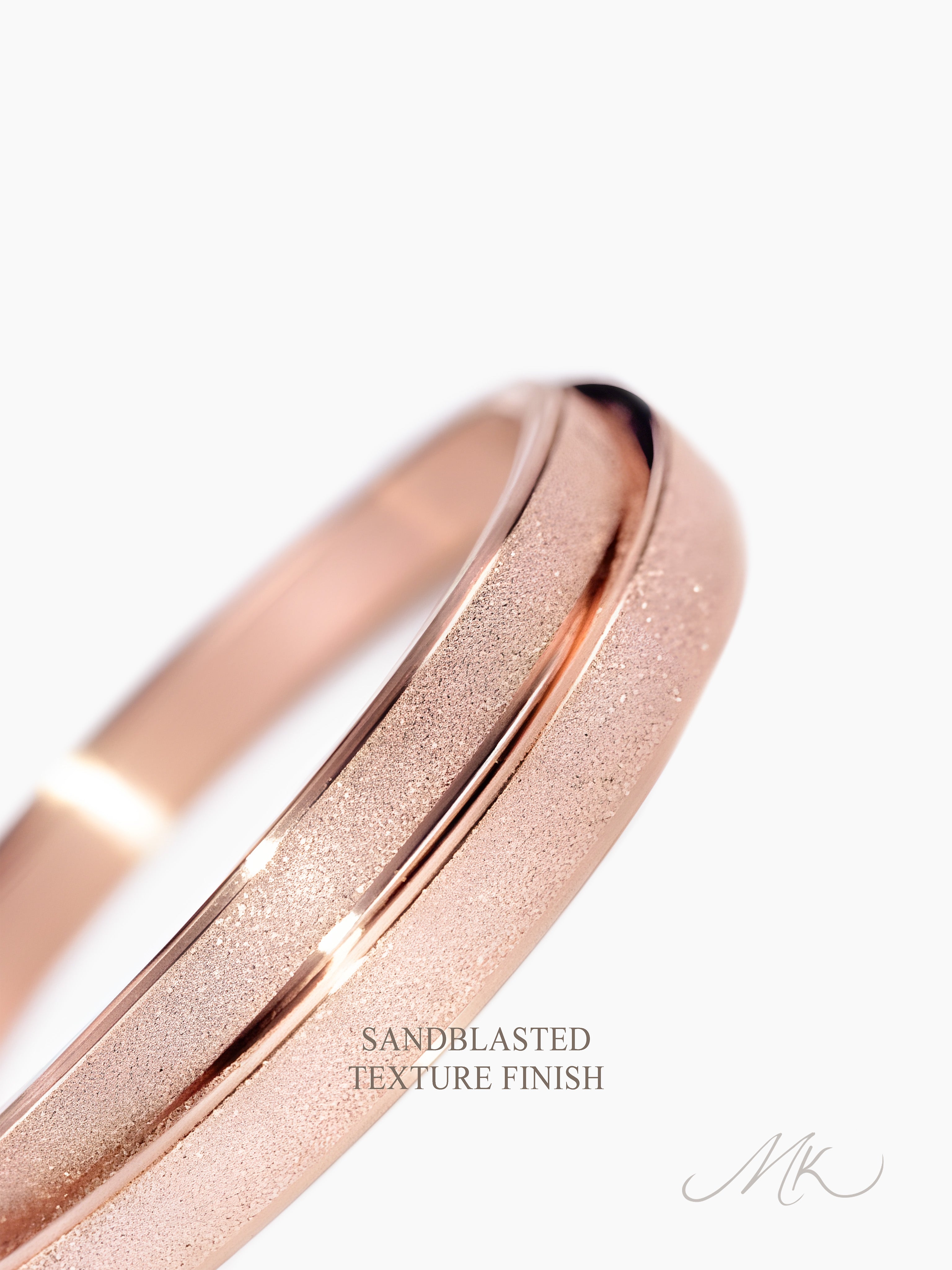 Frosted Bangle [ENGRAVABLE]