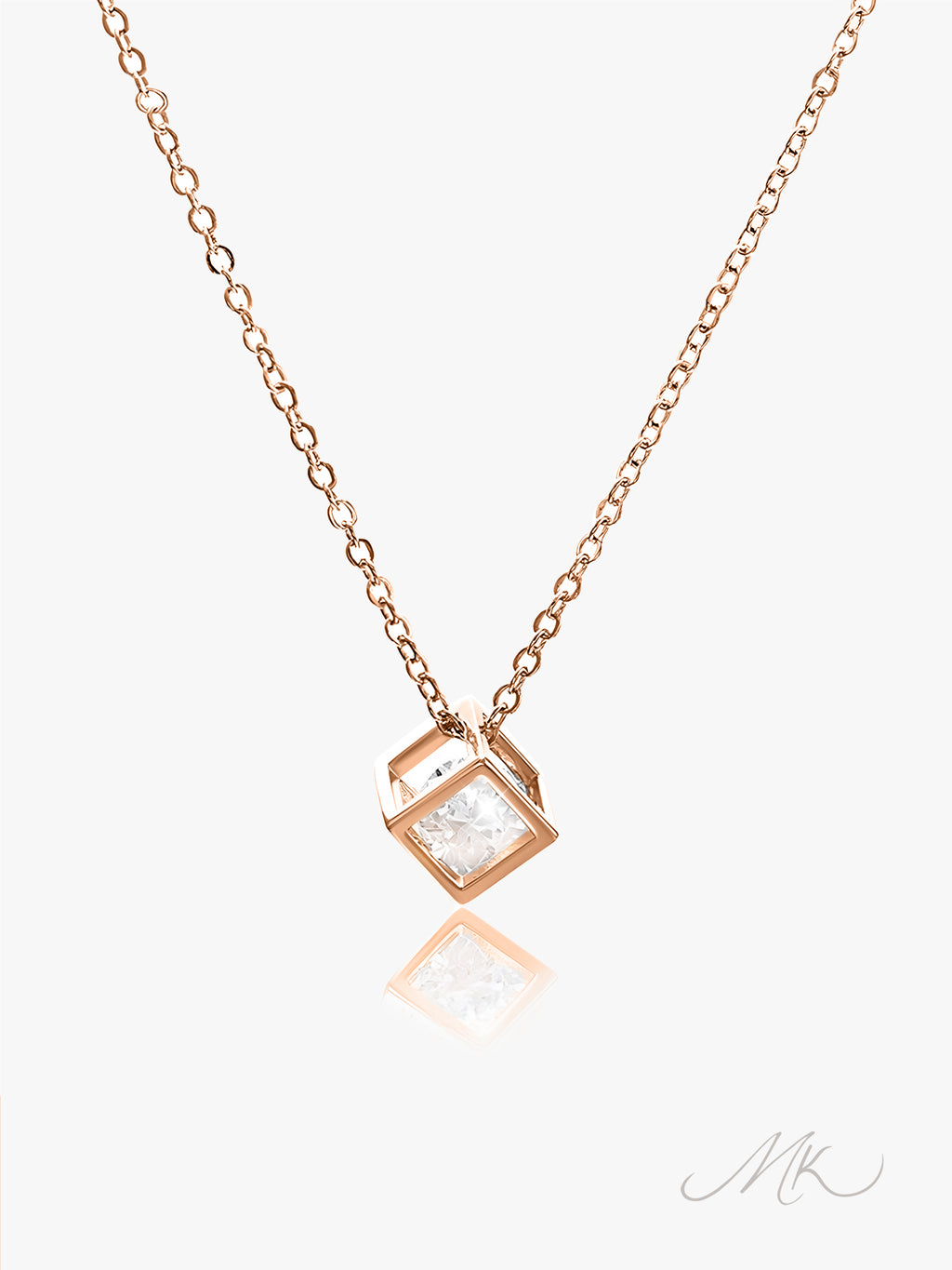 Prism Bound Necklace [ENGRAVABLE]