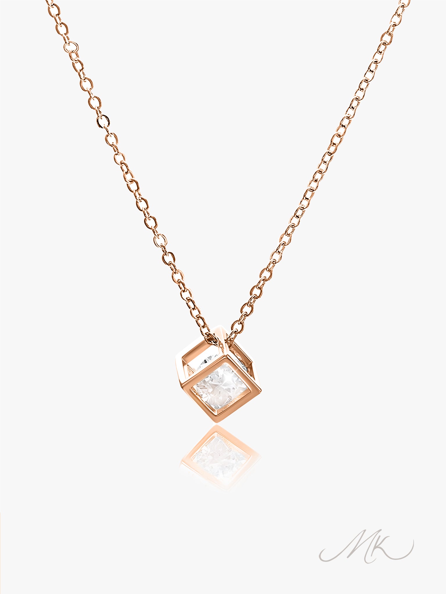 Prism Bound Necklace [ENGRAVABLE]