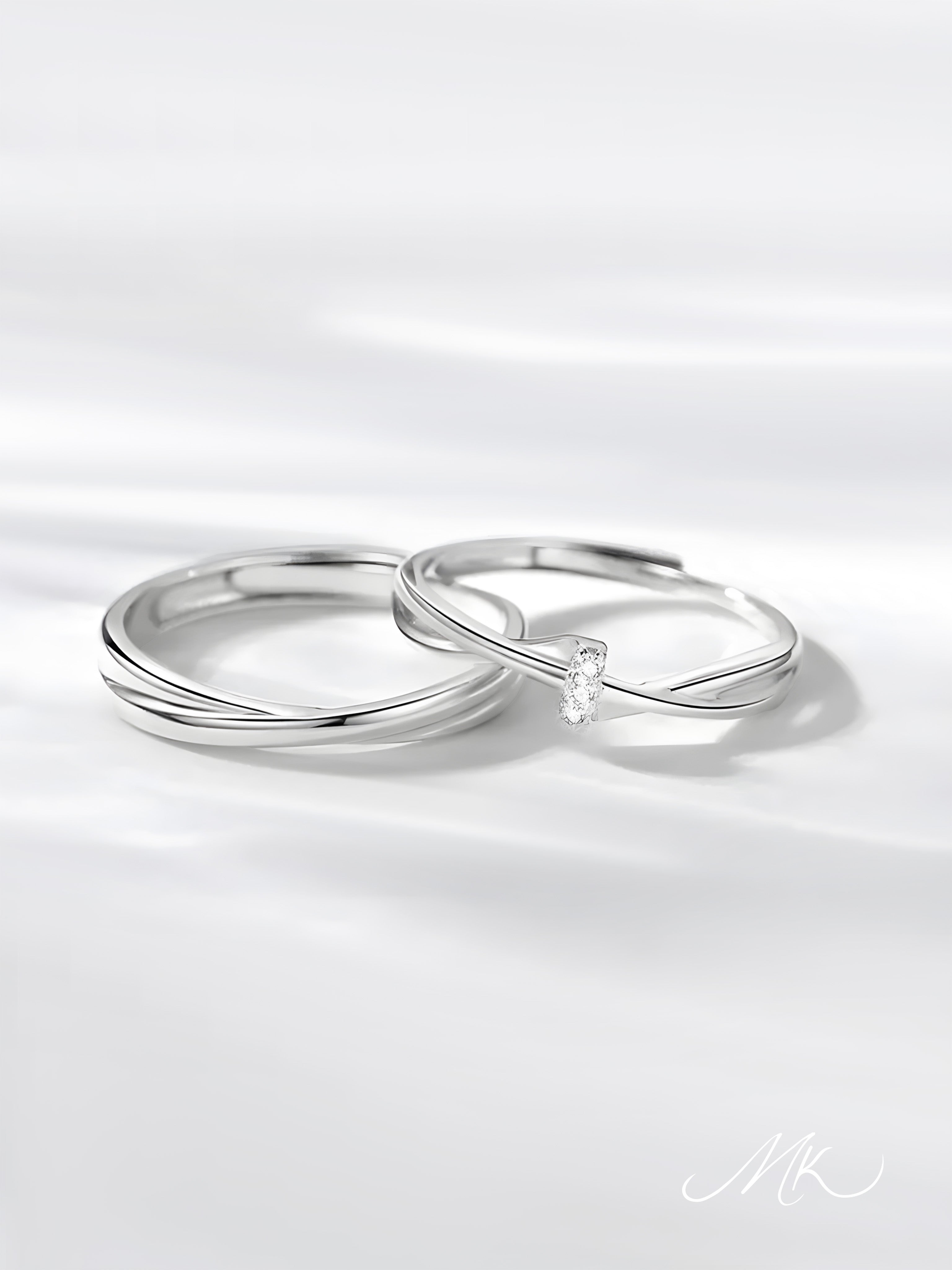 Weaving Knot Ring  [ENGRAVABLE]