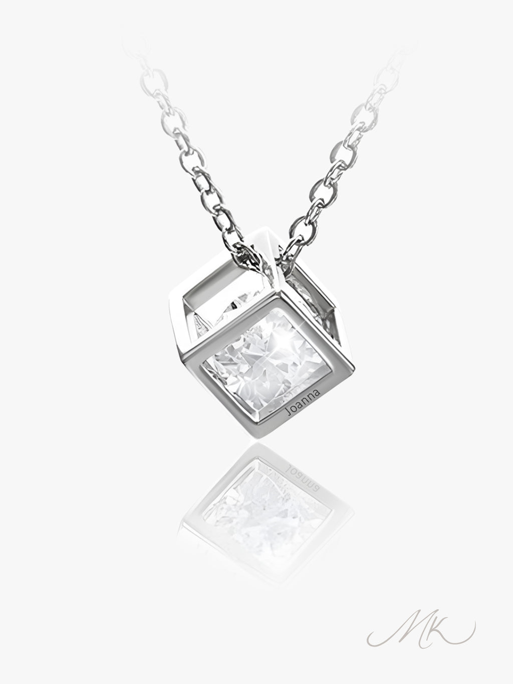 Prism Bound Necklace [ENGRAVABLE]