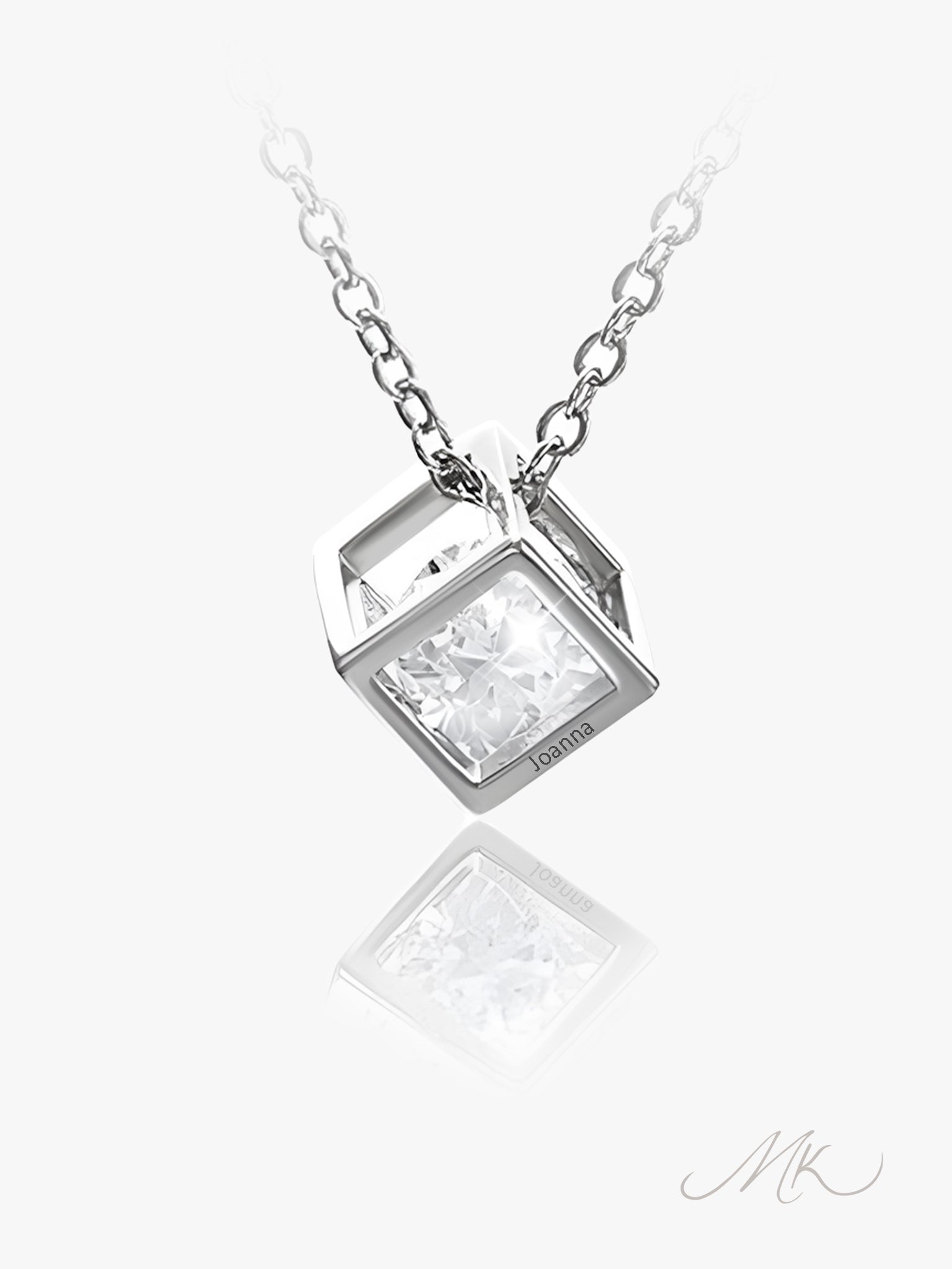 Prism Bound Necklace [ENGRAVABLE]