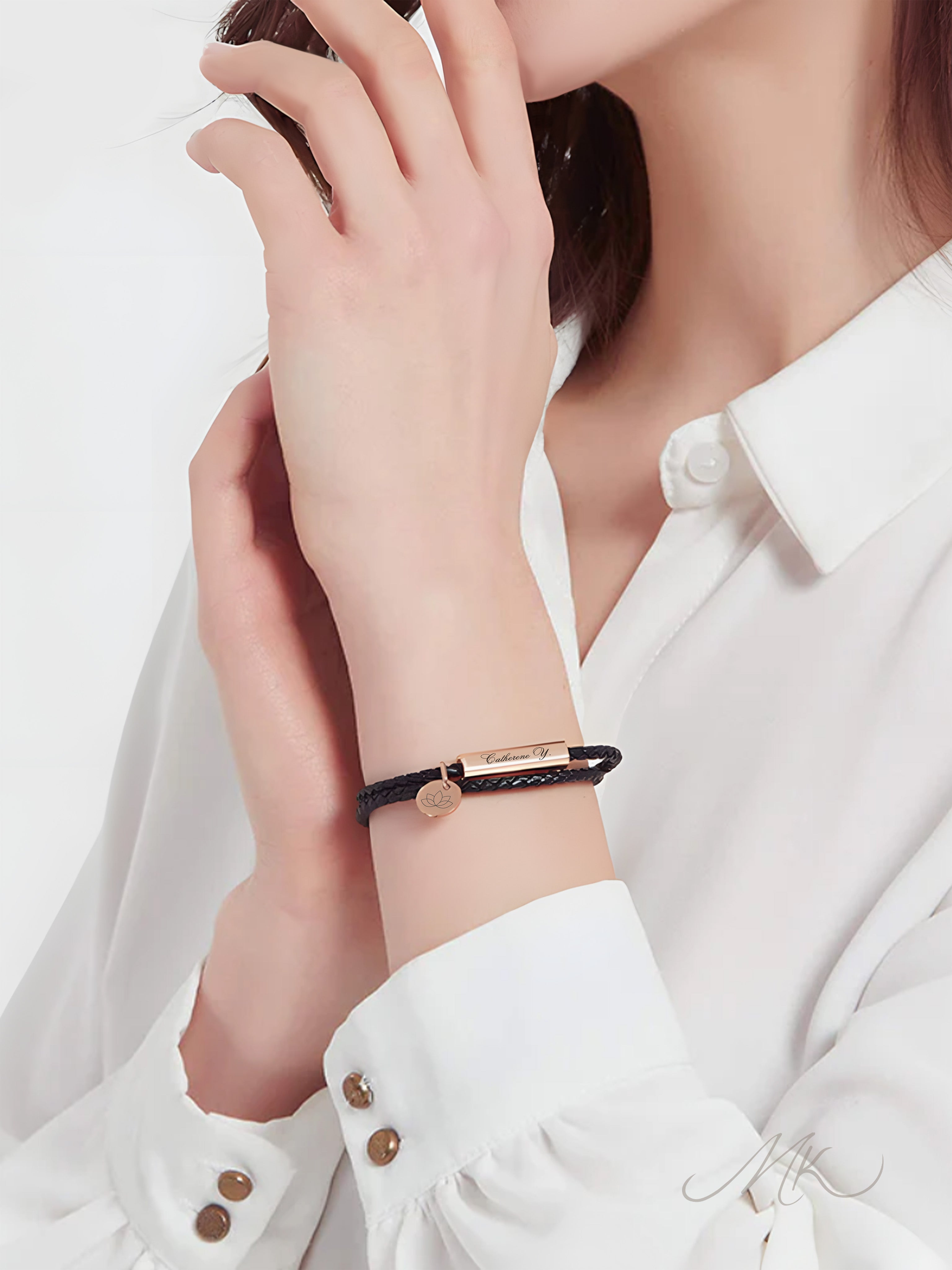 Magnet Duo-Loop Bracelet [ENGRAVABLE]