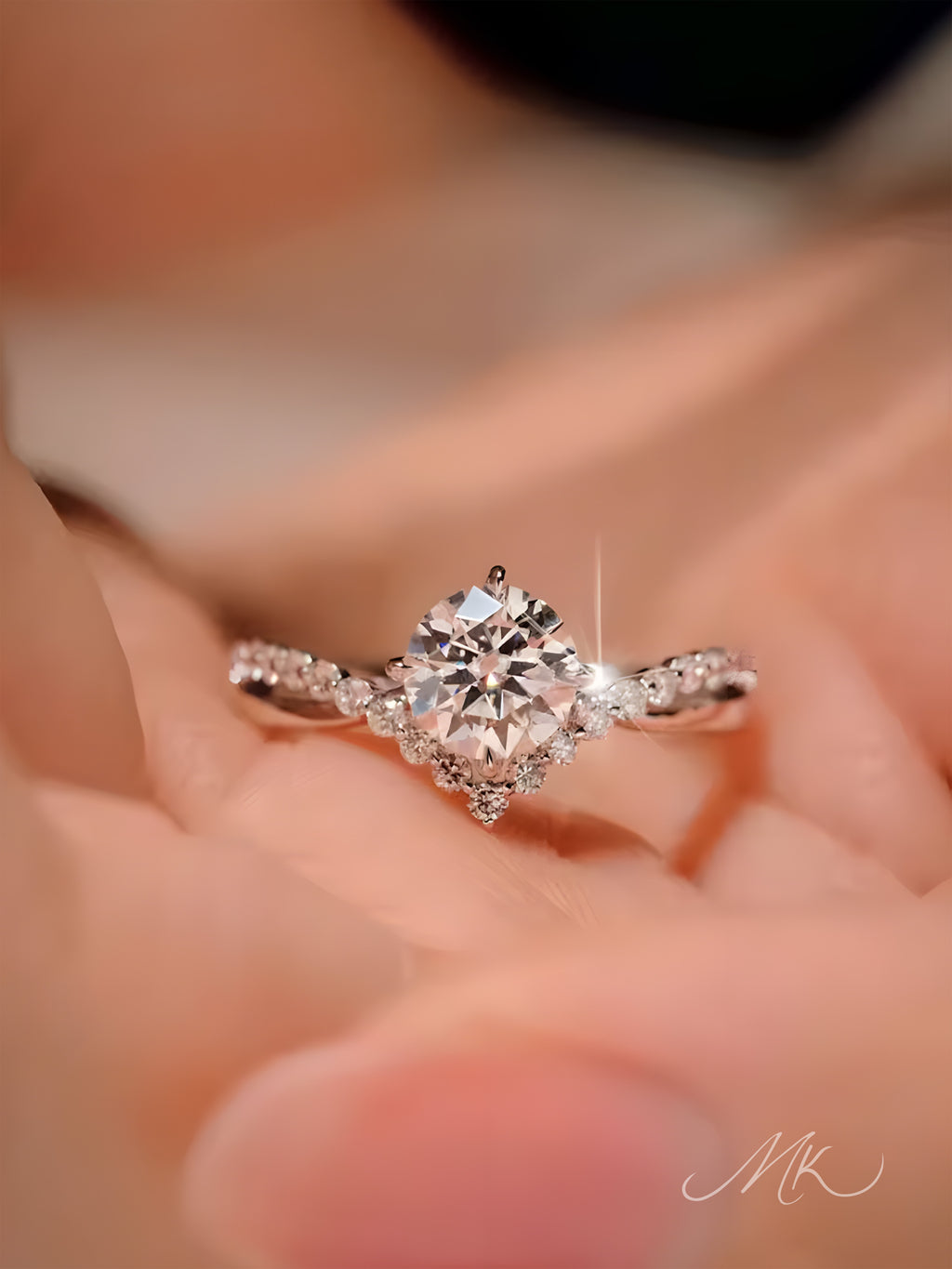 Swan Lake Ring [ENGRAVABLE]