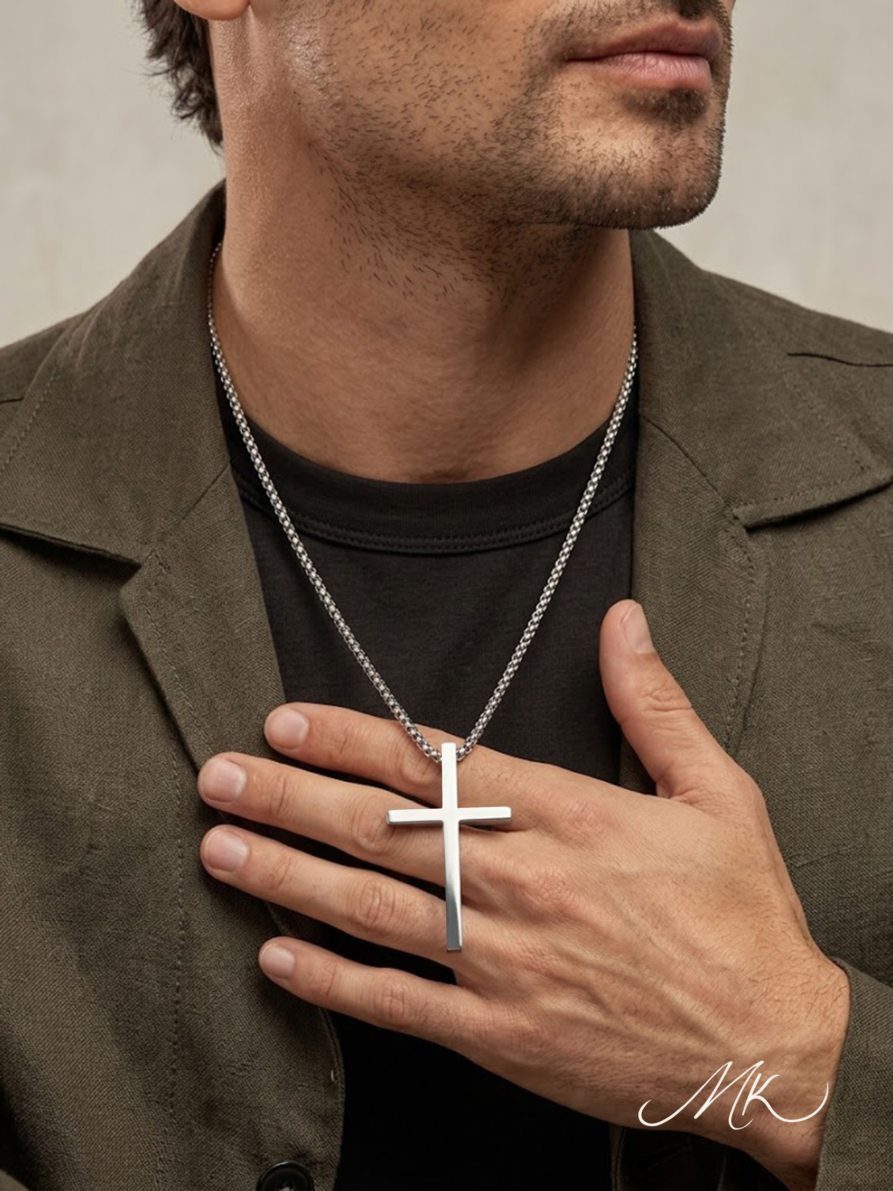 The Cross Necklace [ENGRAVABLE]