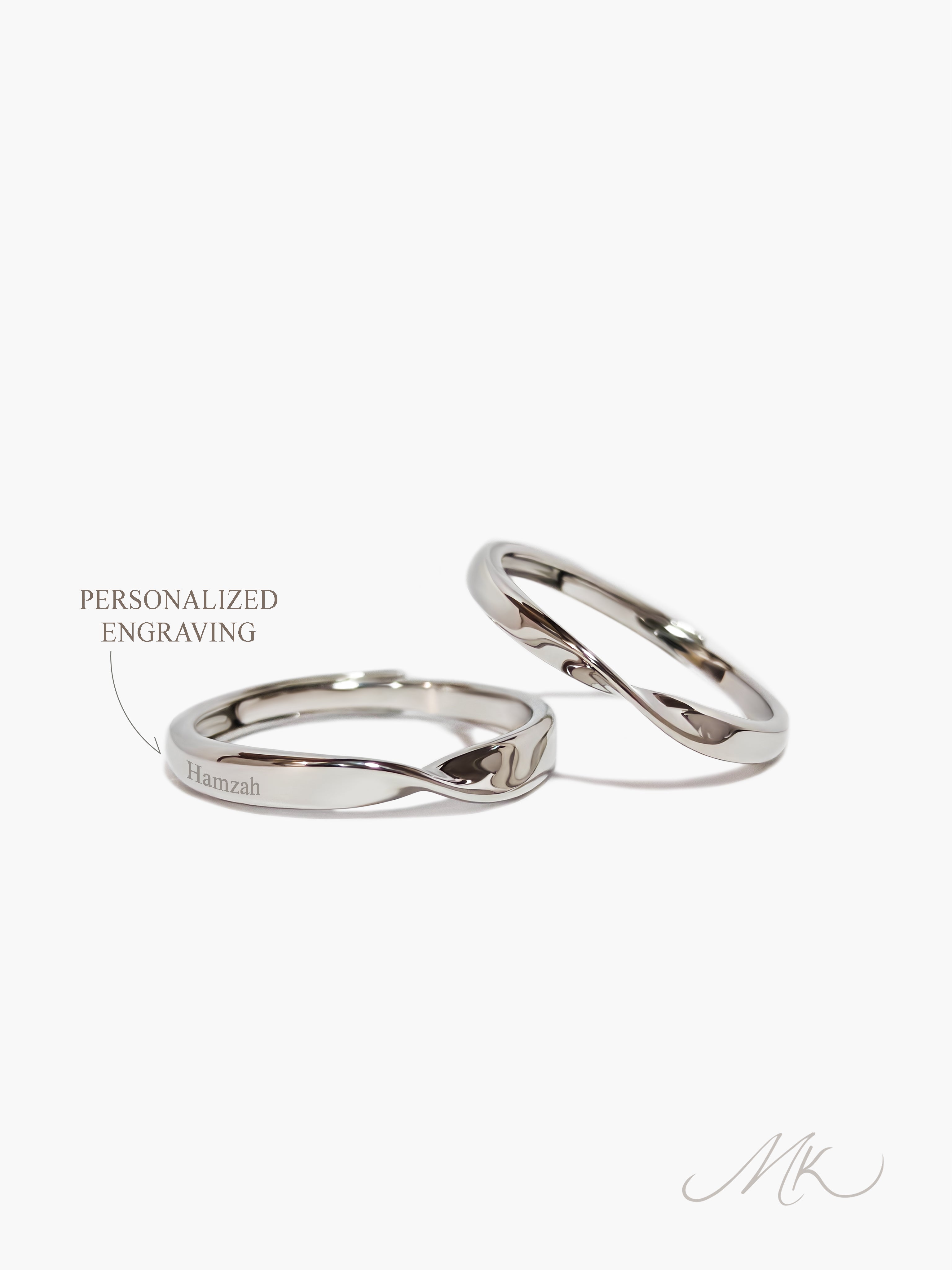 Eternal Loop Ring  [ENGRAVABLE]