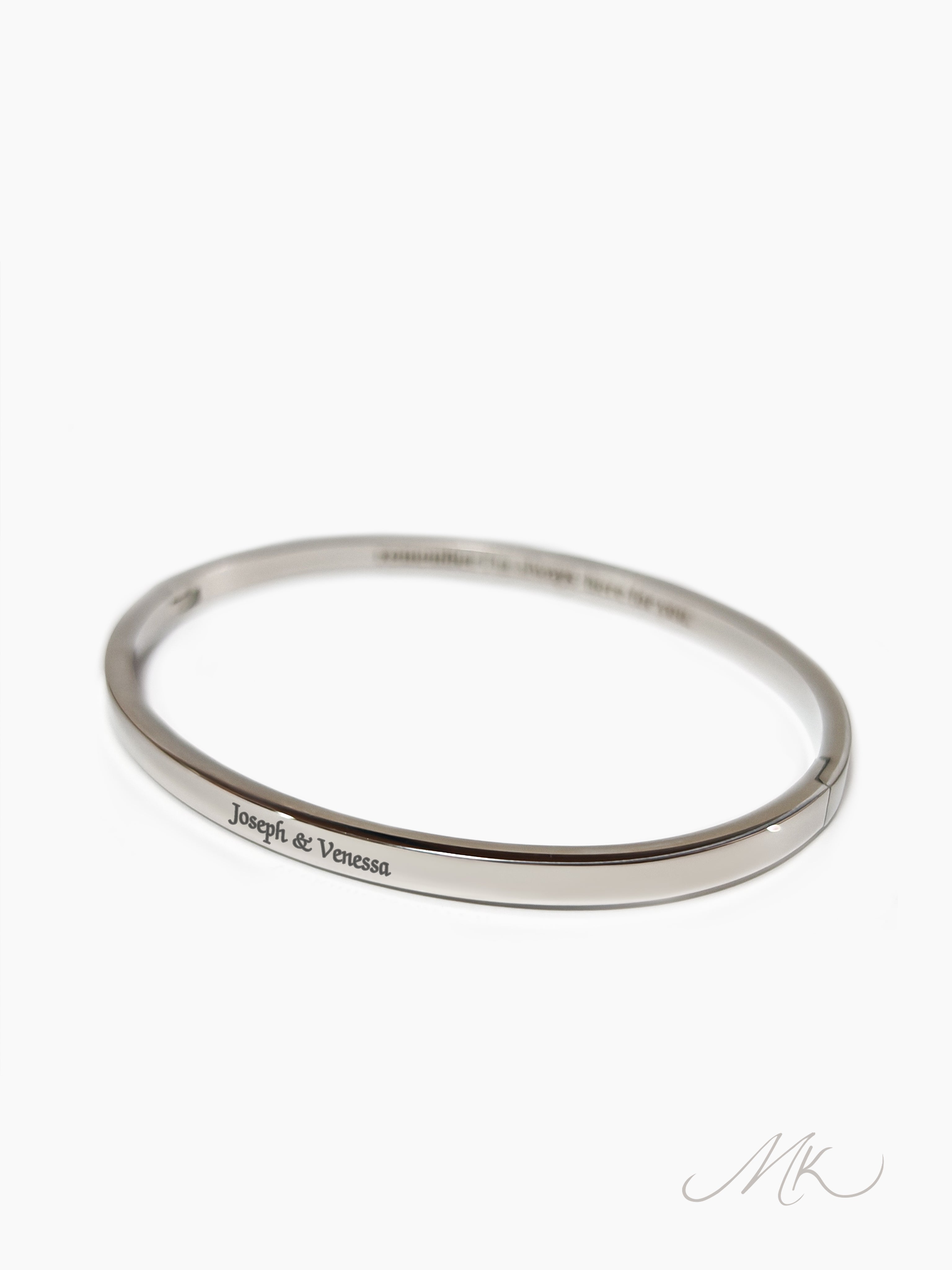 Korean Simplistic Bangle [ENGRAVABLE]
