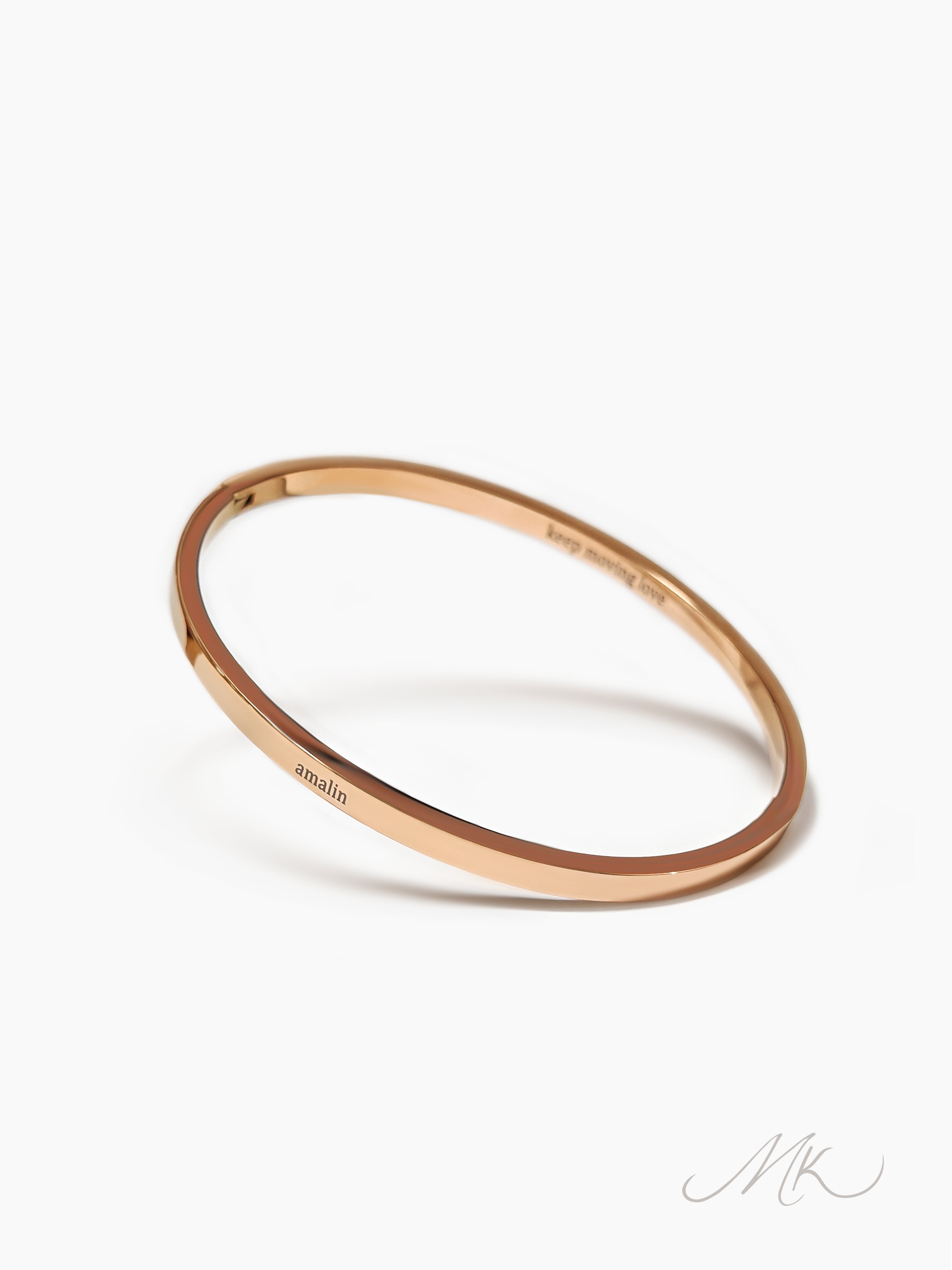 Korean Simplistic Bangle [ENGRAVABLE]
