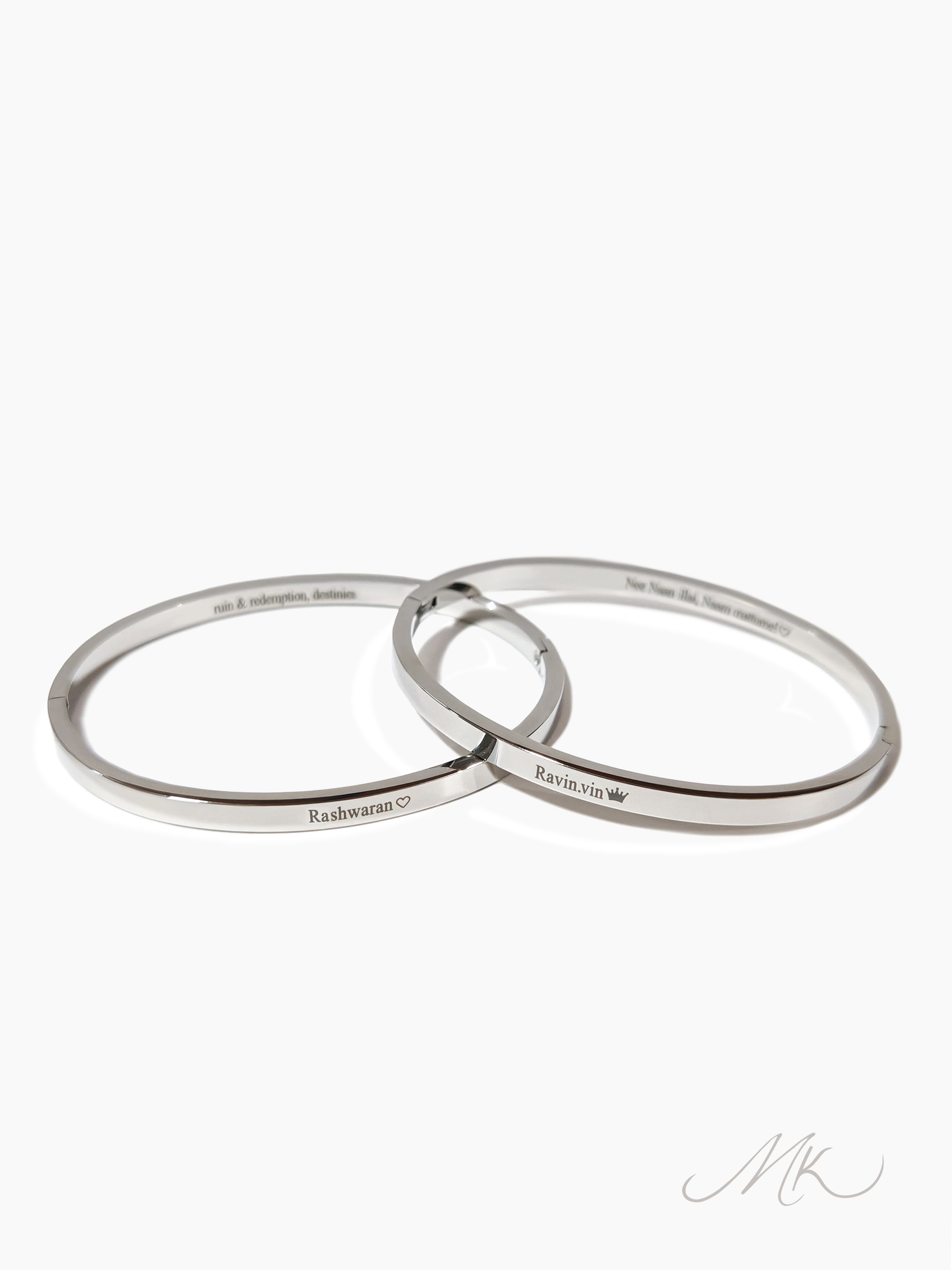 Korean Simplistic Bangle [ENGRAVABLE]