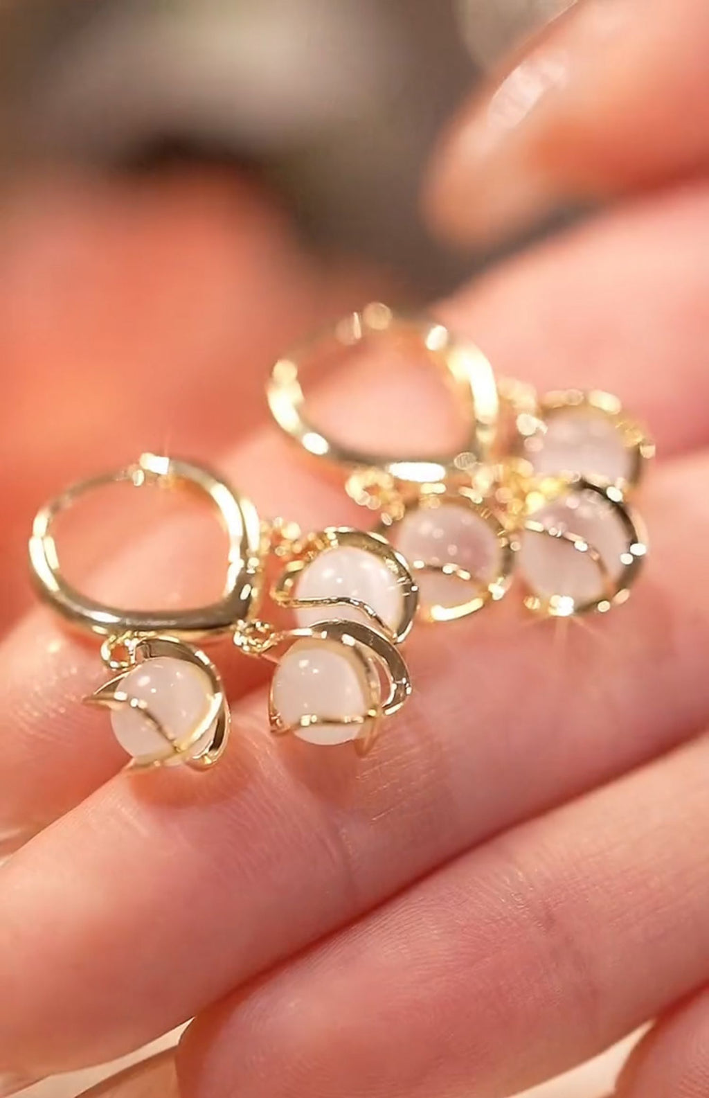 Trio of Elegance Earring