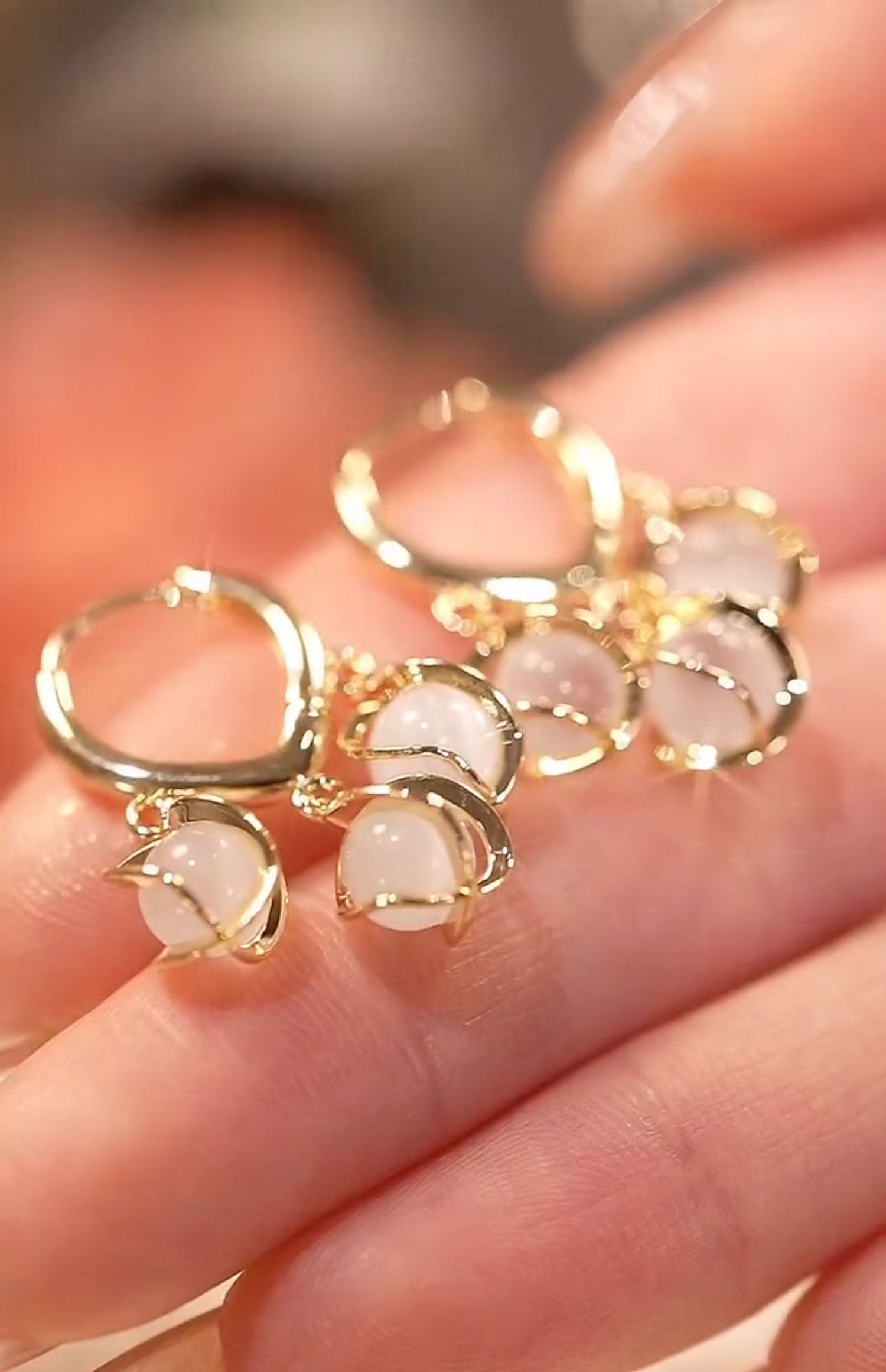 Trio of Elegance Earring