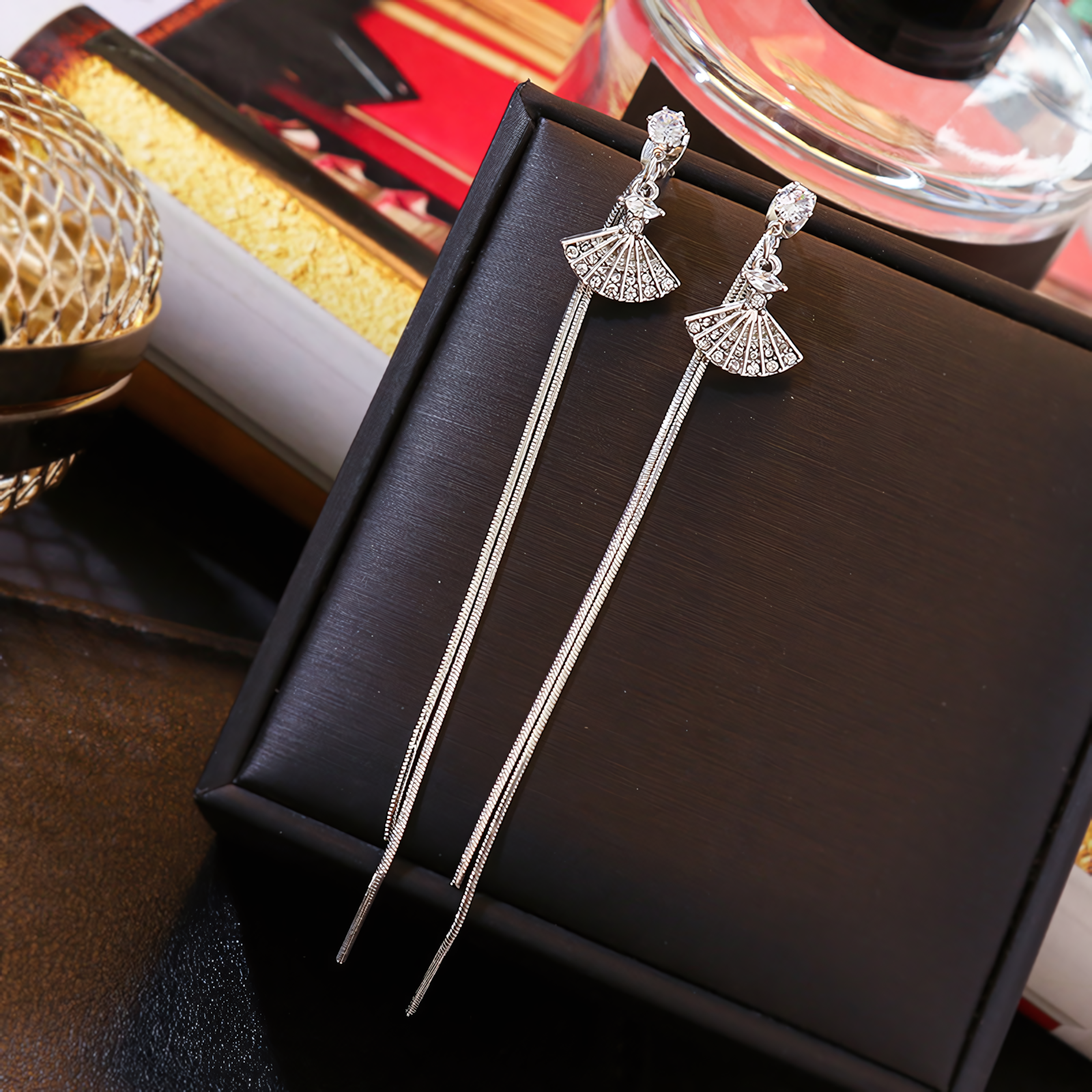 Korean Style Fan Earring
