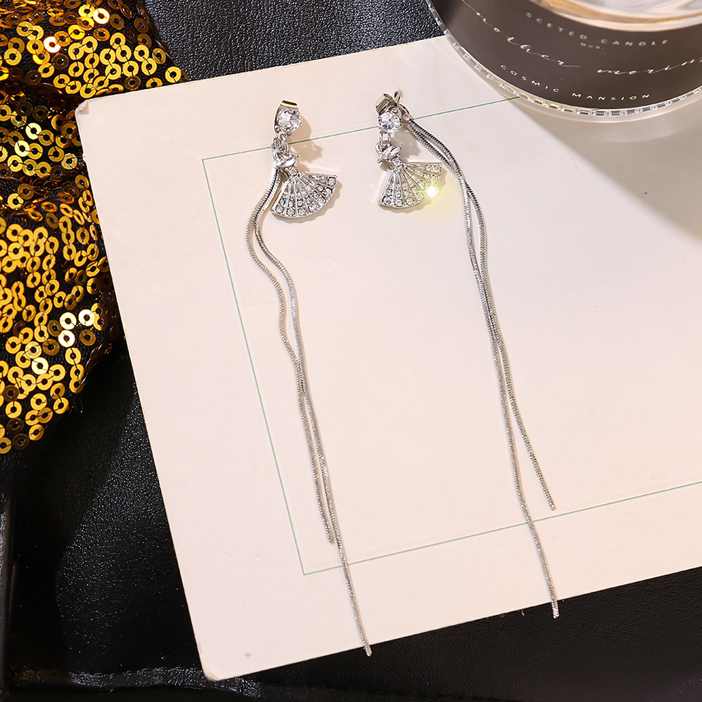 Korean Style Fan Earring