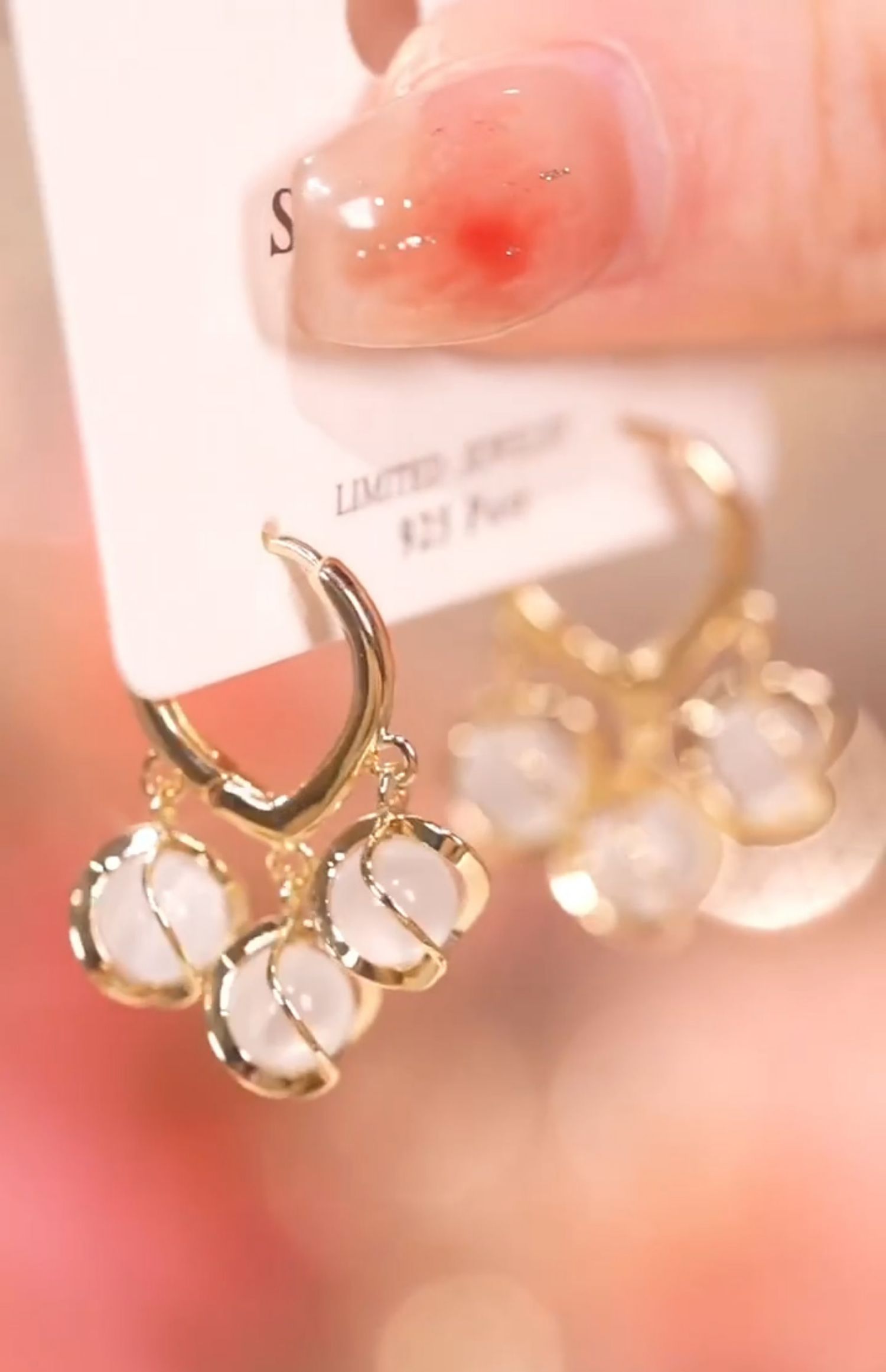 Trio of Elegance Earring